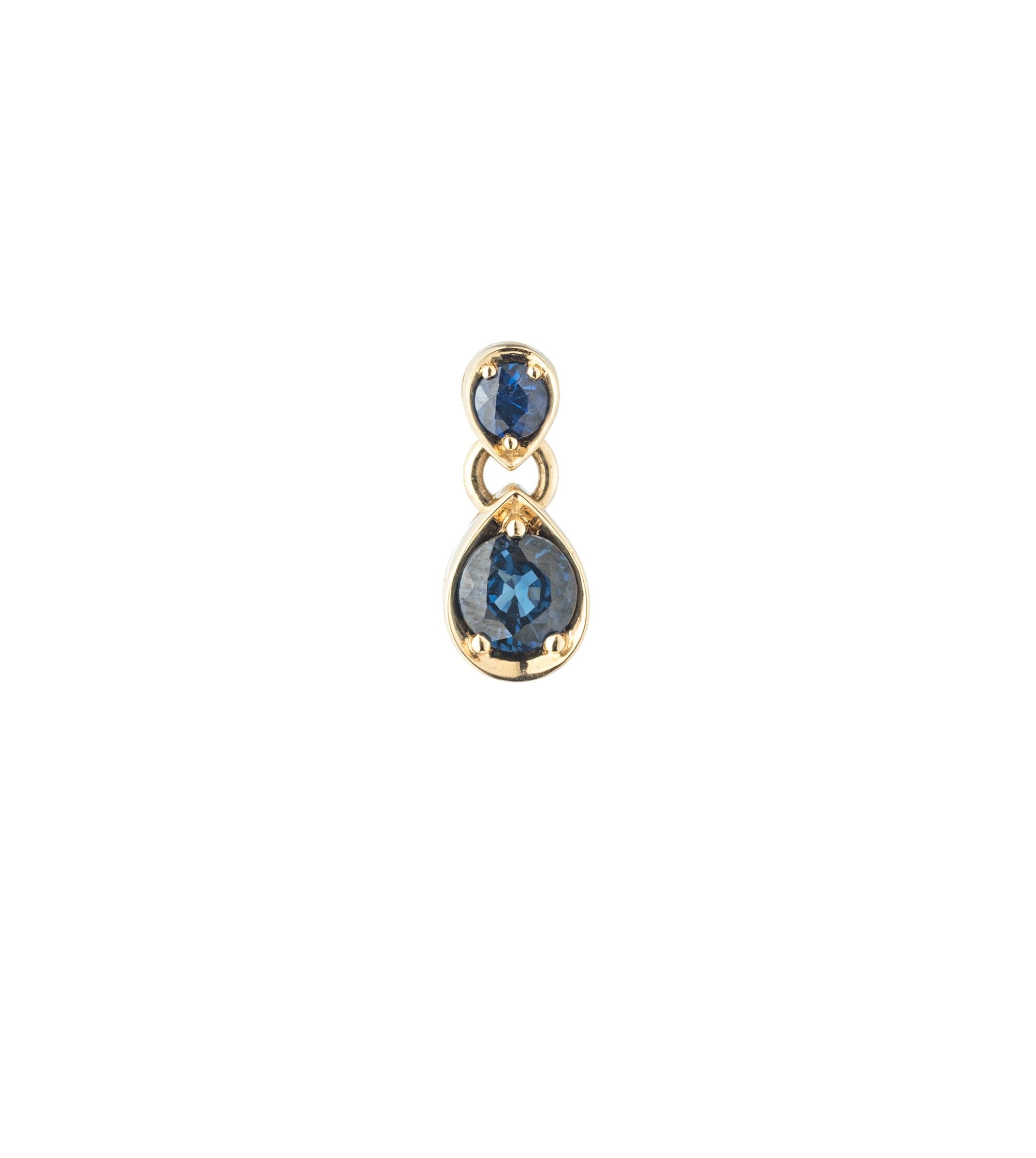 Blue Sapphire Gemstone Double Drop Earrings for Women - Elegant Sterling Silver Dangle Earrings for Anniversary, Wedding & Romantic Gifts - Perfect for Date Night, Evening Parties & Special Occasions
