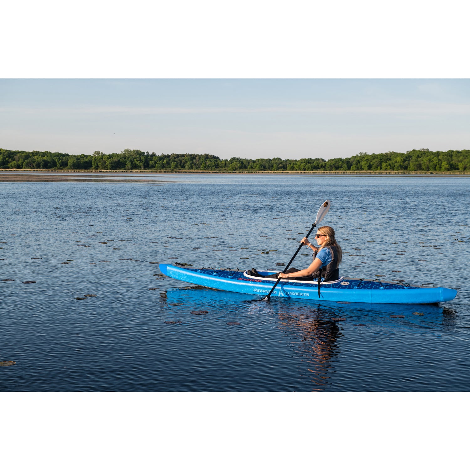 Advanced Elements AirVolution Inflatable Kayak - Lightweight & Durable for Outdoor Adventures | Perfect for Camping, Fishing & River Exploration (Closeout Sale)