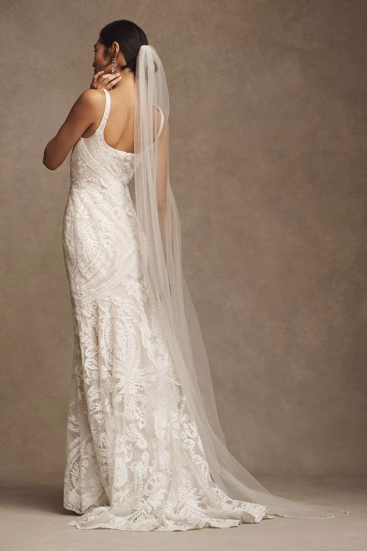 Wtoo Valette Gown - Elegant Wedding Dress with Lace Details | Perfect for Bridal Ceremonies & Formal Events