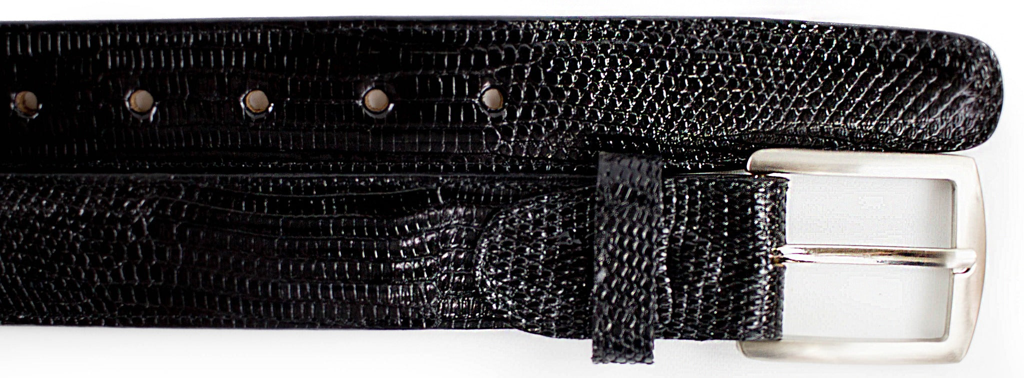Belvedere Genuine Lizard Leather Belts for Men - 7 Color Options - Premium Dress & Casual Belts for Business & Everyday Wear
