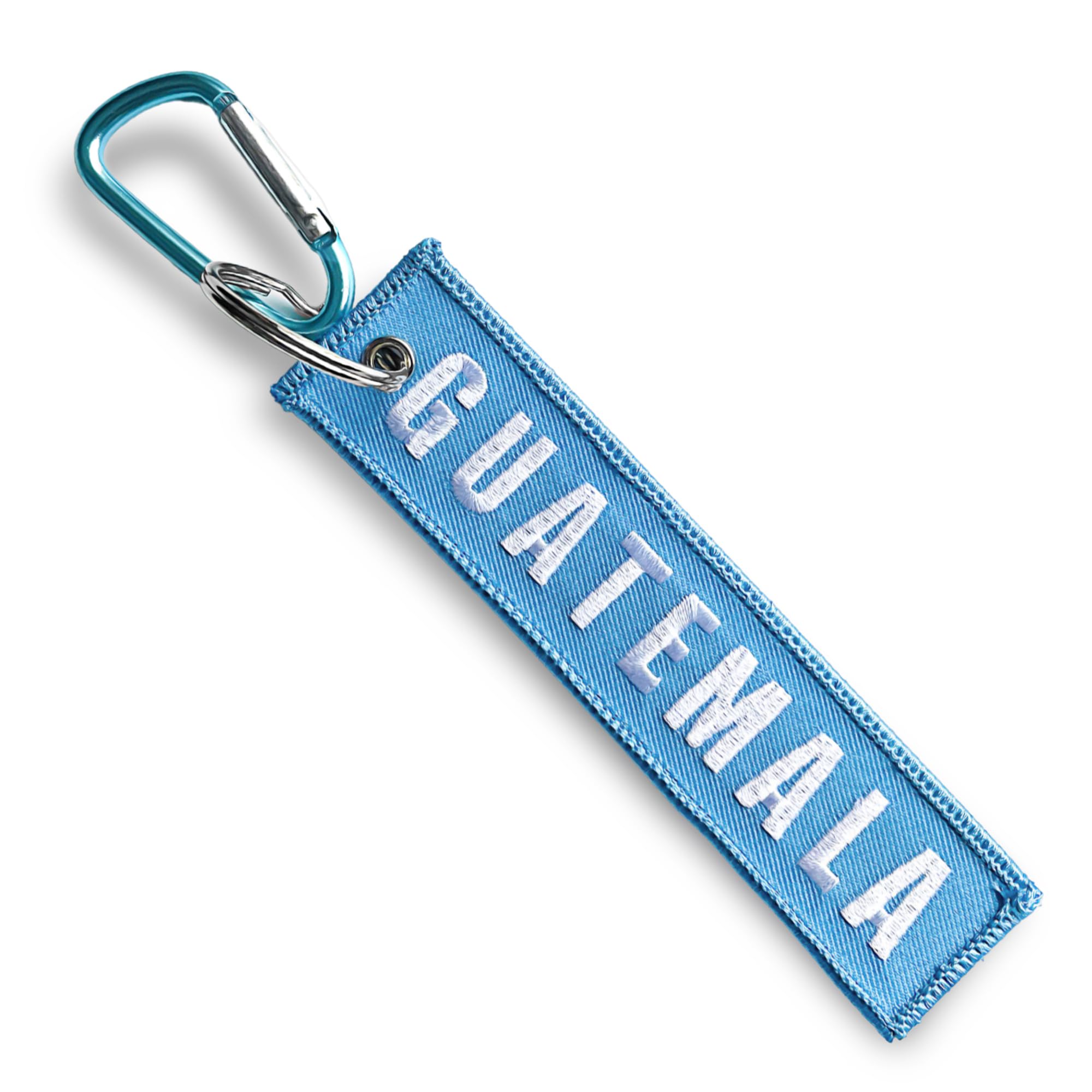EASTEX Guatemala Flag Lanyard Keychain - Durable ID Badge Holder with Keyring for Men & Women - Perfect for Work, School, Events & Travel Souvenirs