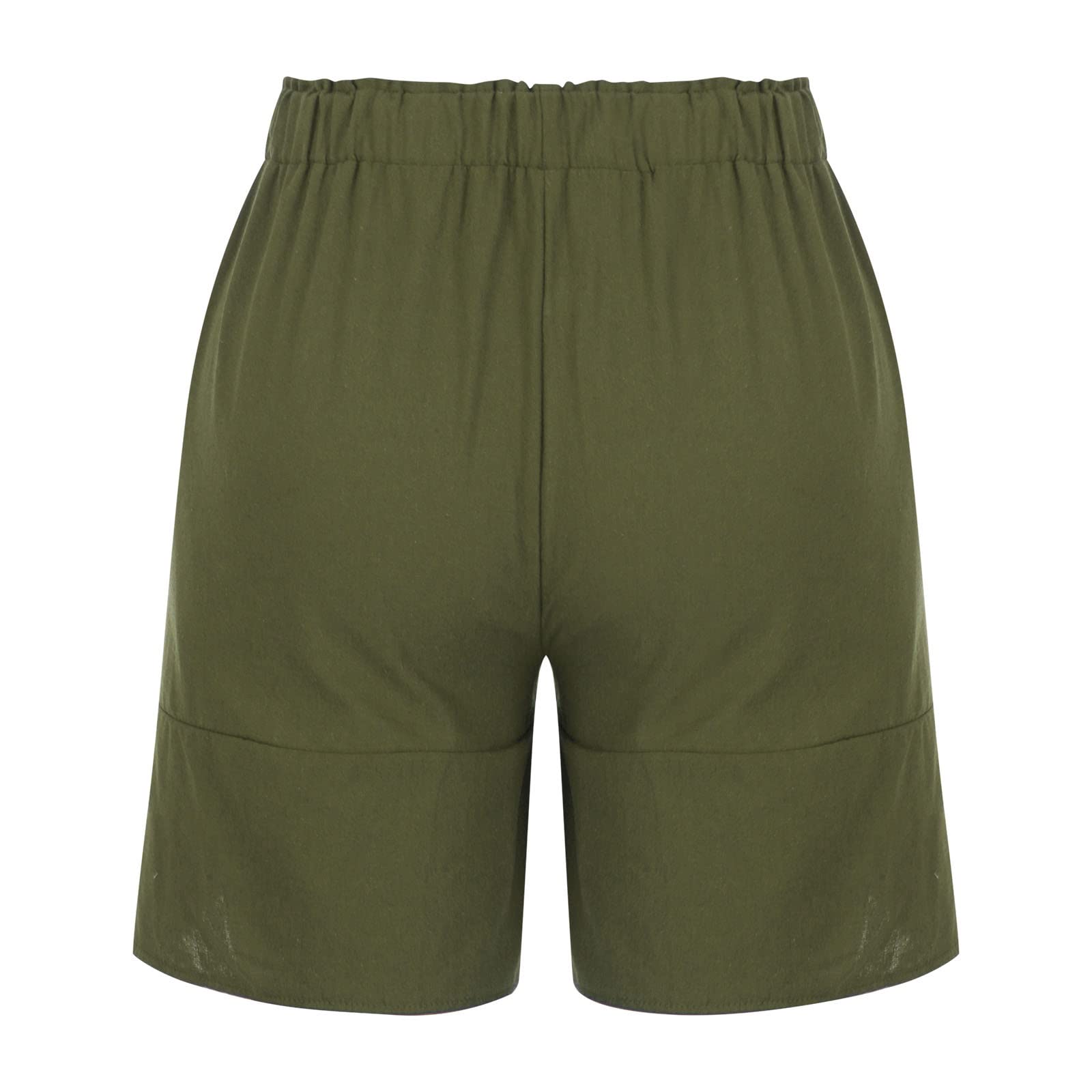 Women's High Waisted Summer Shorts - Comfy Loose Lounge Bermuda for Yoga & Travel