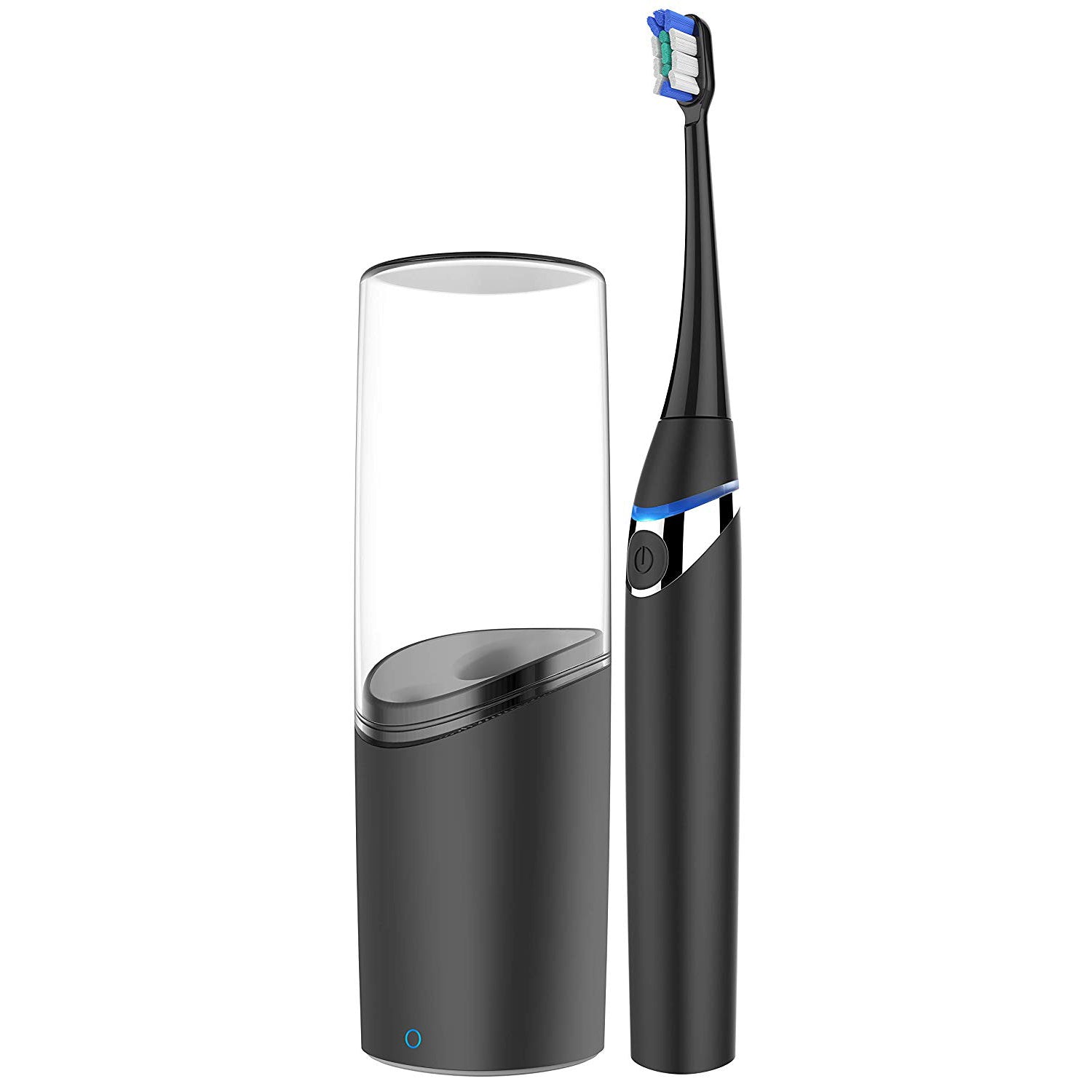 DentaSonique Electric Toothbrush - Rechargeable Sonic Toothbrush with 3 Brush Heads, Whitening & Gum Care - Perfect for Travel & Home Oral Hygiene