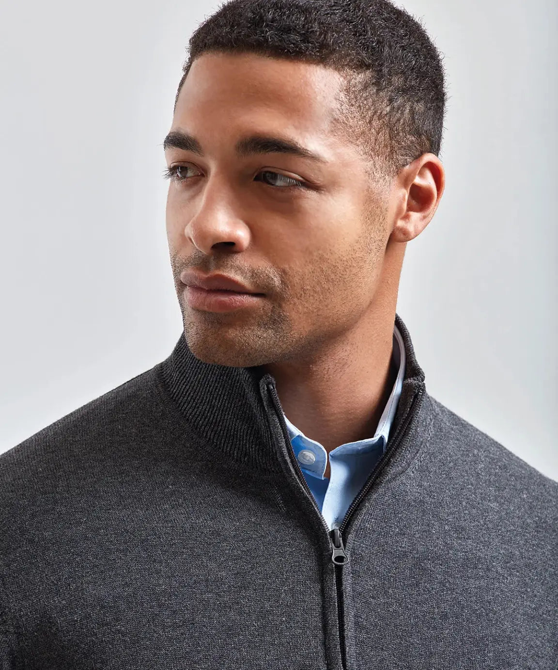 Premium 1/4 Zip Knit Sweater for Men - Lightweight & Comfortable Pullover for Casual Wear, Outdoor Activities & Office Attire