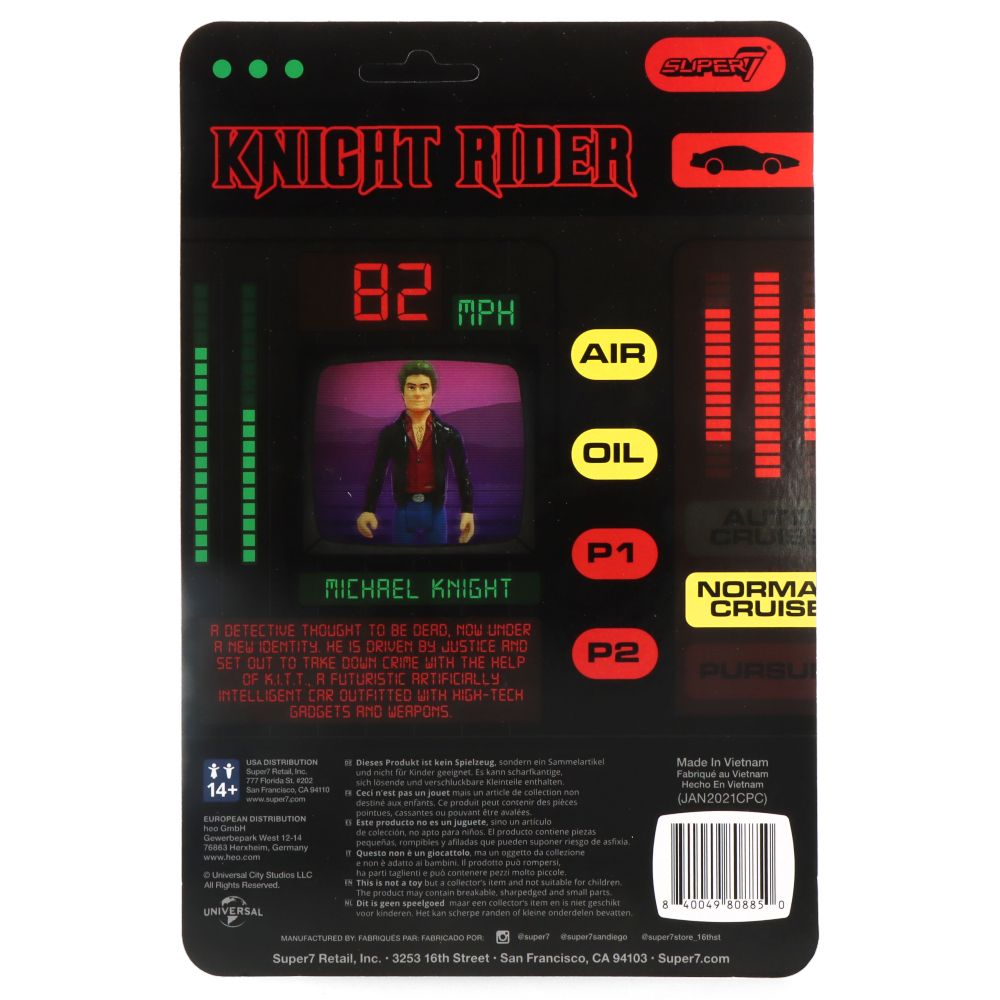 Michael Knight Knight Rider Action Figure - 3.75