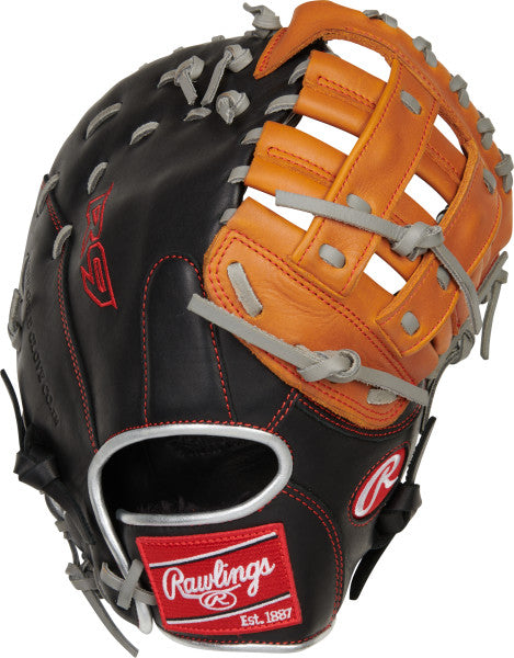 Rawlings R9FMU 17BT Youth Contour 1st Base Mitt Baseball Glove - Perfect for Youth Baseball Practice & Games, Ideal for First Basemen