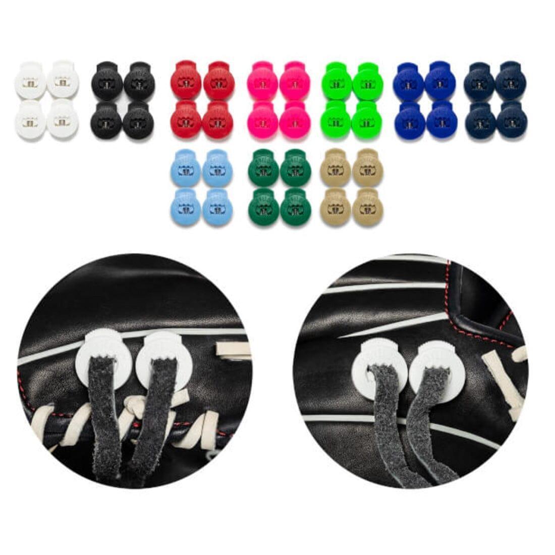 GloveLocks Installation Service - Professional Baseball Glove Lock Setup (4 Locks Installed on Laces) - Perfect for Baseball Players & Coaches