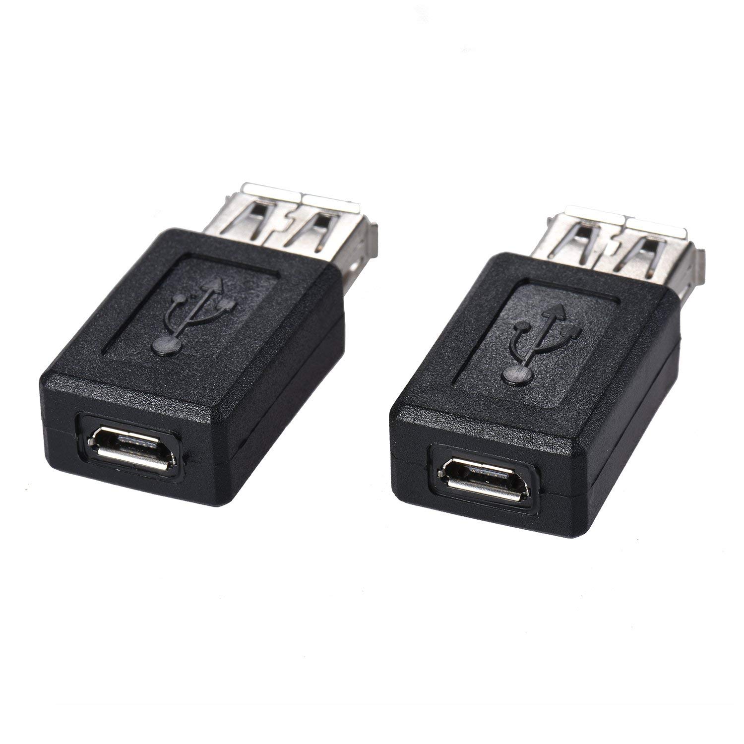 3-Pack USB 2.0 Female to Micro USB Female Adapter - High Speed Data Sync & Charging Converter for Smartphones, Tablets & Electronics - Perfect for Home, Office & Travel Use