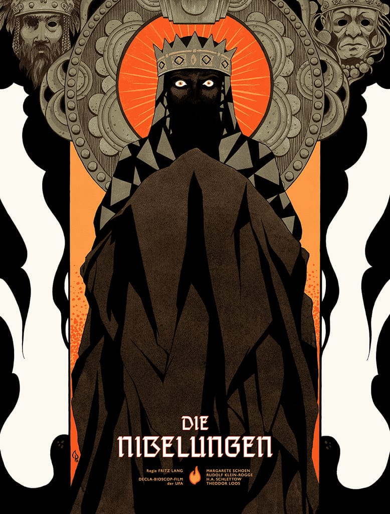 Black Dragon Press x Mondo #10: Die Nibelungen - Kriemhild's Revenge Limited Edition Art Print | Vintage Movie Poster | Home Decor & Office Wall Art