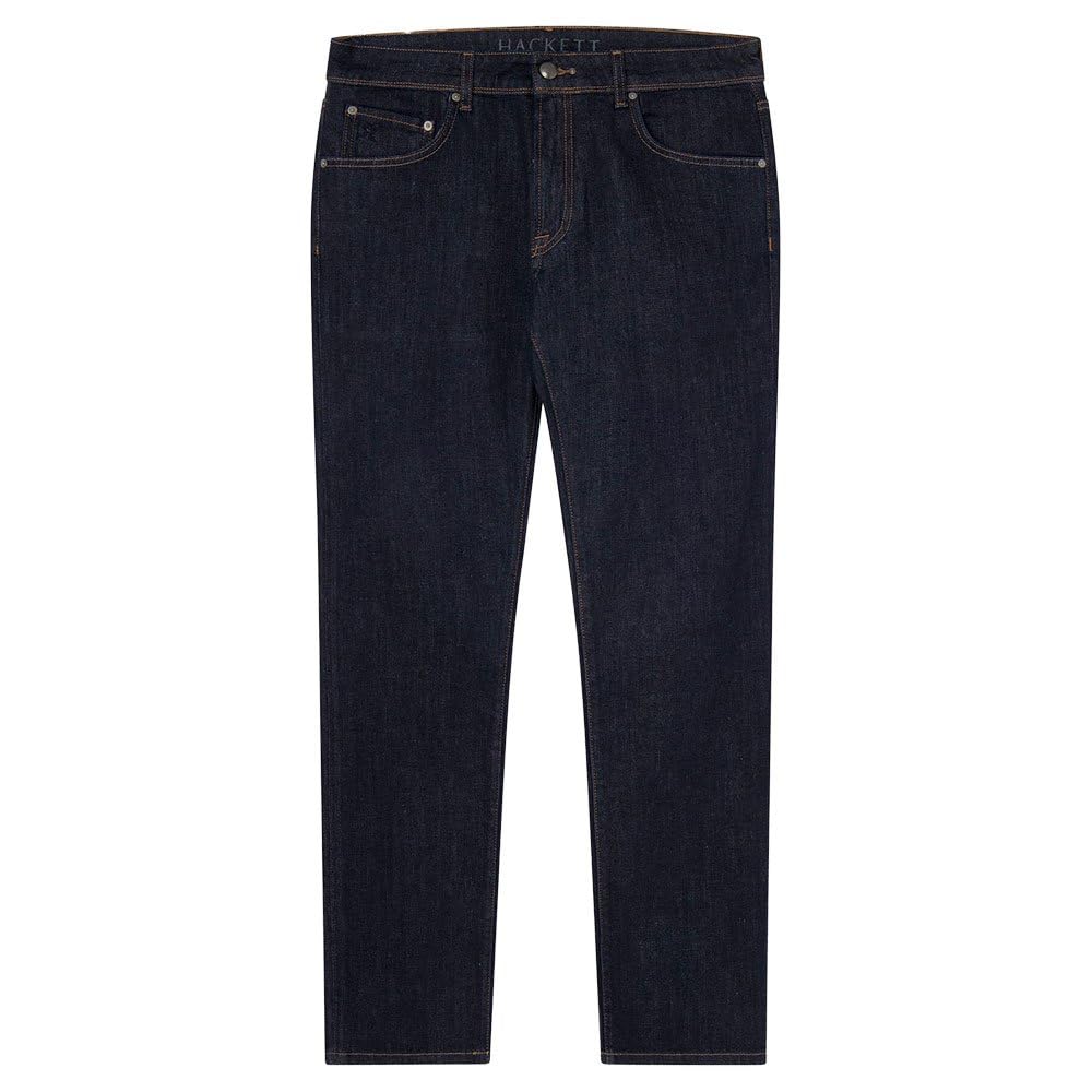 Hackett London Men's Rinse Wash Denim Jeans - Slim Fit Stretch Comfort for Casual & Business Wear | Perfect for Office, Travel & Everyday Use