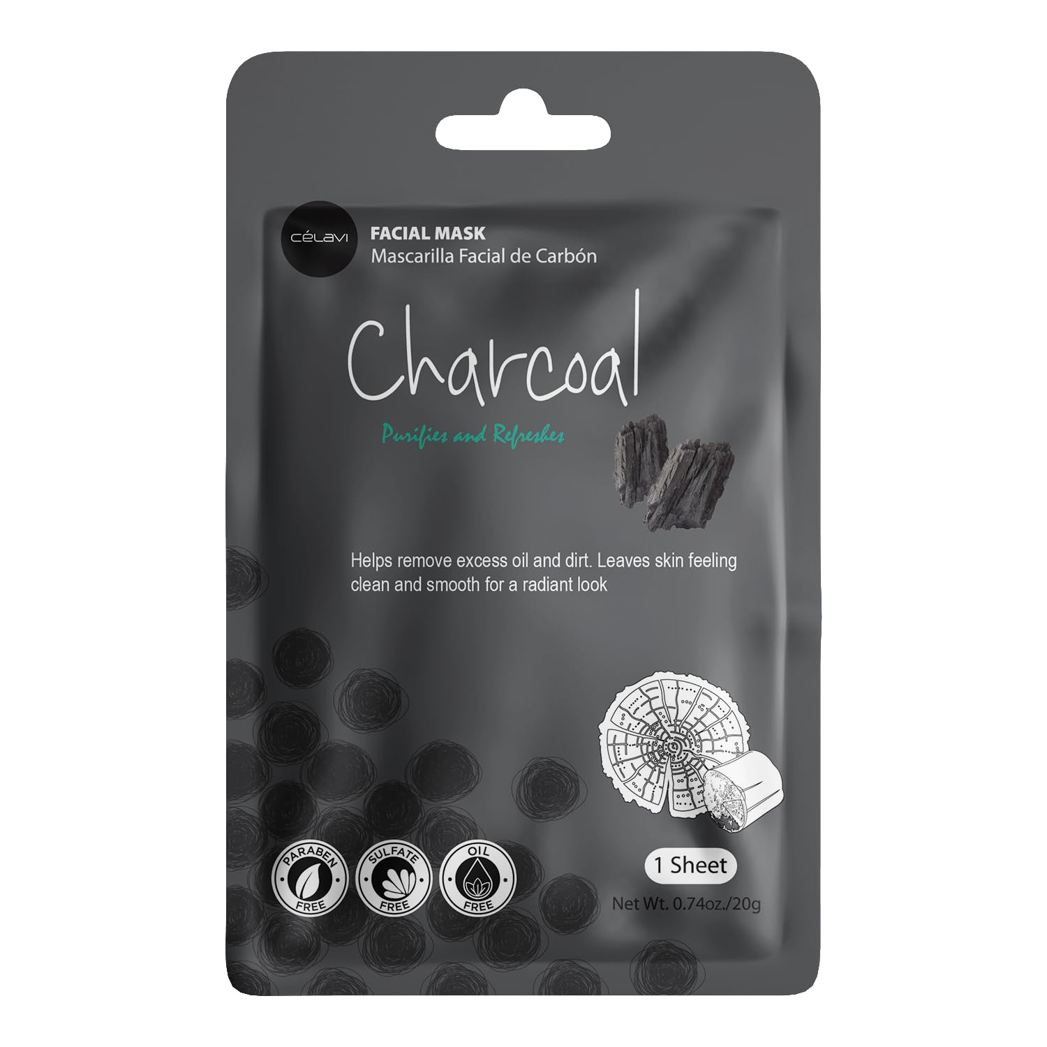 Celavi Essence Facial Face Mask Sheet - Korean Skin Care for Moisturizing & Hydration (12 Pack, Mix - 2 of Each) | Perfect for Daily Skincare Routine & Spa Night