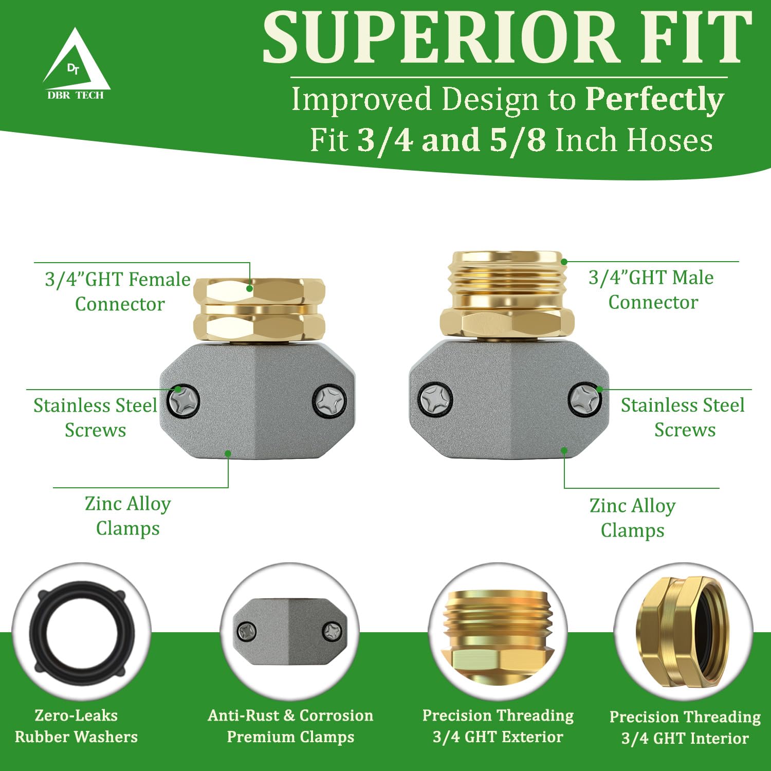 Garden Hose Repair Kit 3/4