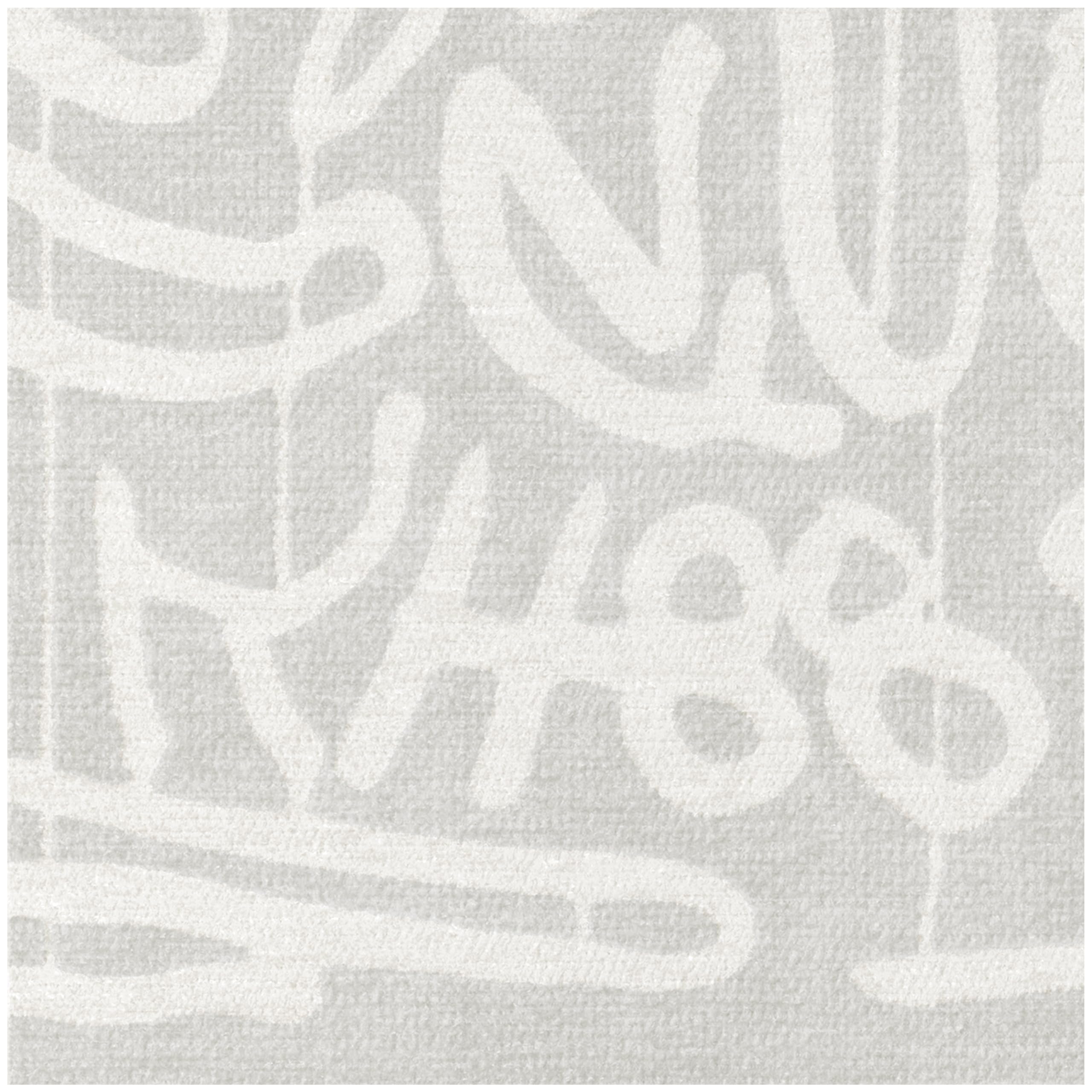 Ruggable x Keith Haring Washable 2x7 Runner Rug - Freestyle Pearl | Non-Slip Premium Area Rug for Hallway, Kitchen, Entryway, Living Room, Bedroom & Office | Perfect for High-Traffic Areas & Pet-Friendly Homes