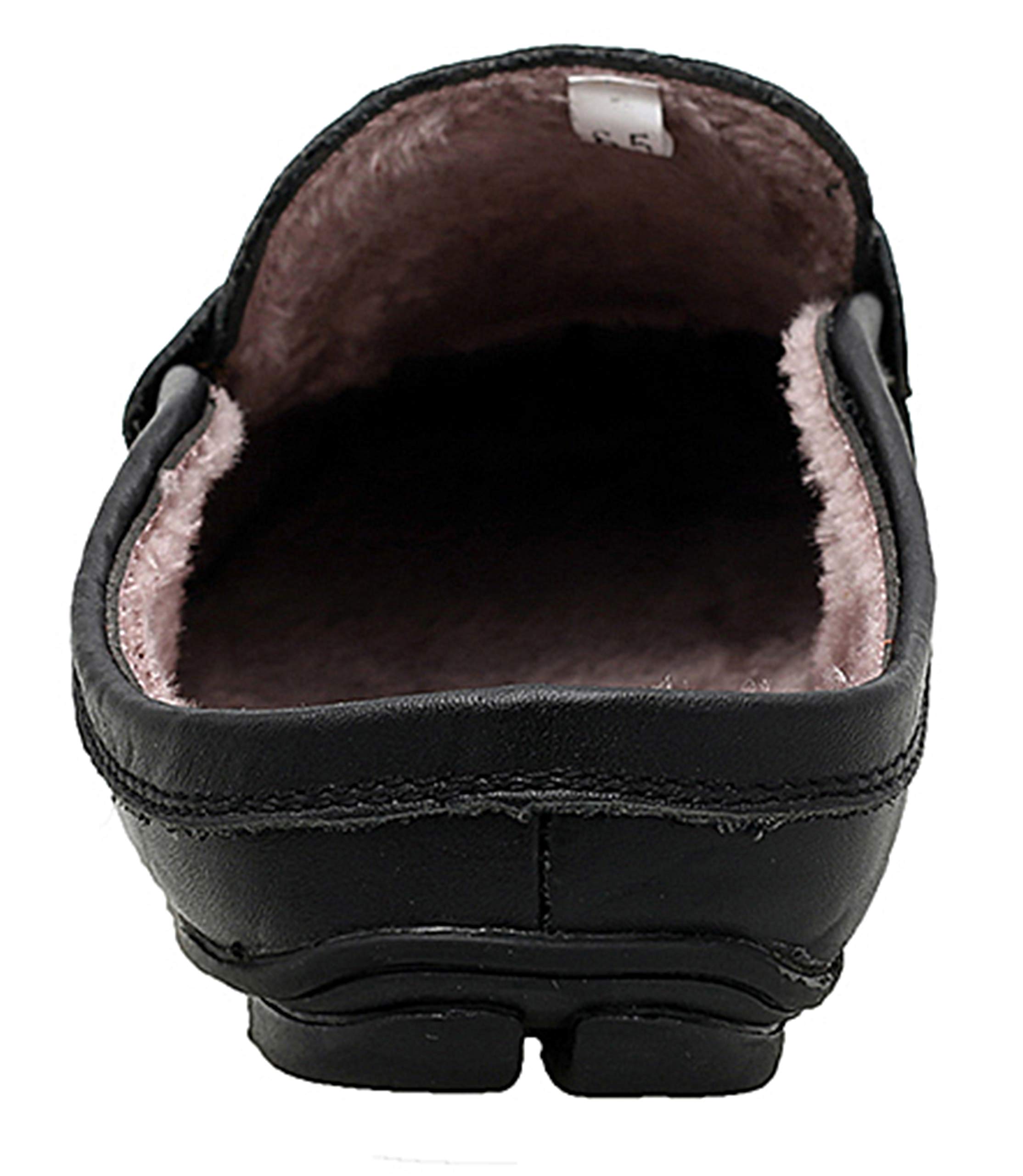**Men's Breathable Leather Clog Slippers - Comfortable Slip-On Mules & Loafers for Casual Wear, Indoor & Outdoor Use**    *(Use for: Home Relaxation, Beach Walks, Quick Errands, and Everyday Comfort)*