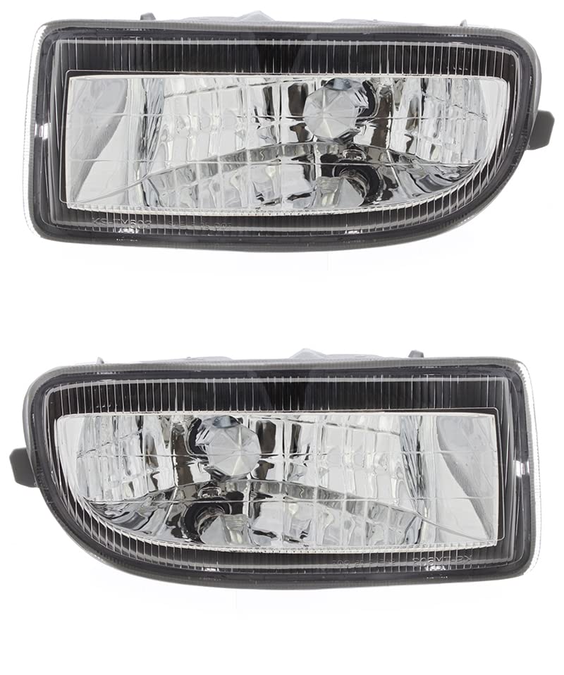 Toyota Land Cruiser Fog Lights Replacement Set - Compatible with 1998-2005 Models - Driver & Passenger Side - Durable All-Weather LED Fog Lamps for Off-Road, Night Driving & Adverse Conditions