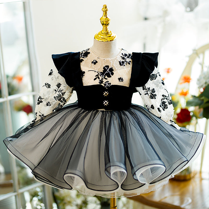 Adorable Baby Girl & Toddler Princess Dress with Floral Embroidery - Perfect for Summer Outfits, Birthday Parties & Photo Shoots