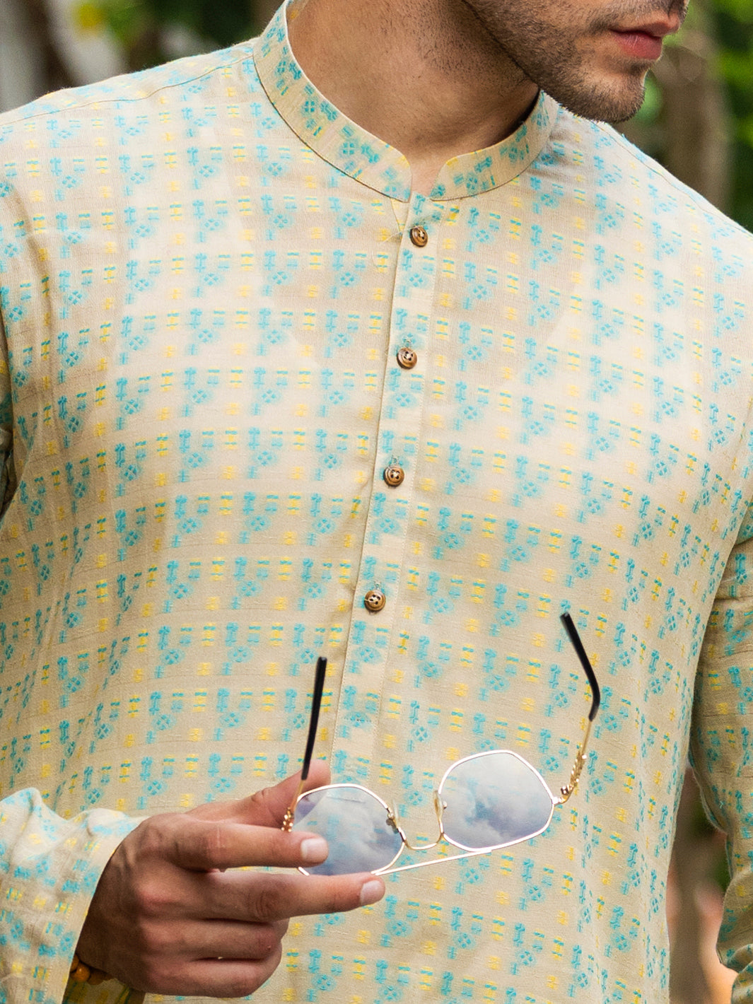 Stylish Cotton Fawn Kurta for Women - Comfortable & Trendy Indian Ethnic Wear - Perfect for Festivals, Weddings & Casual Outings