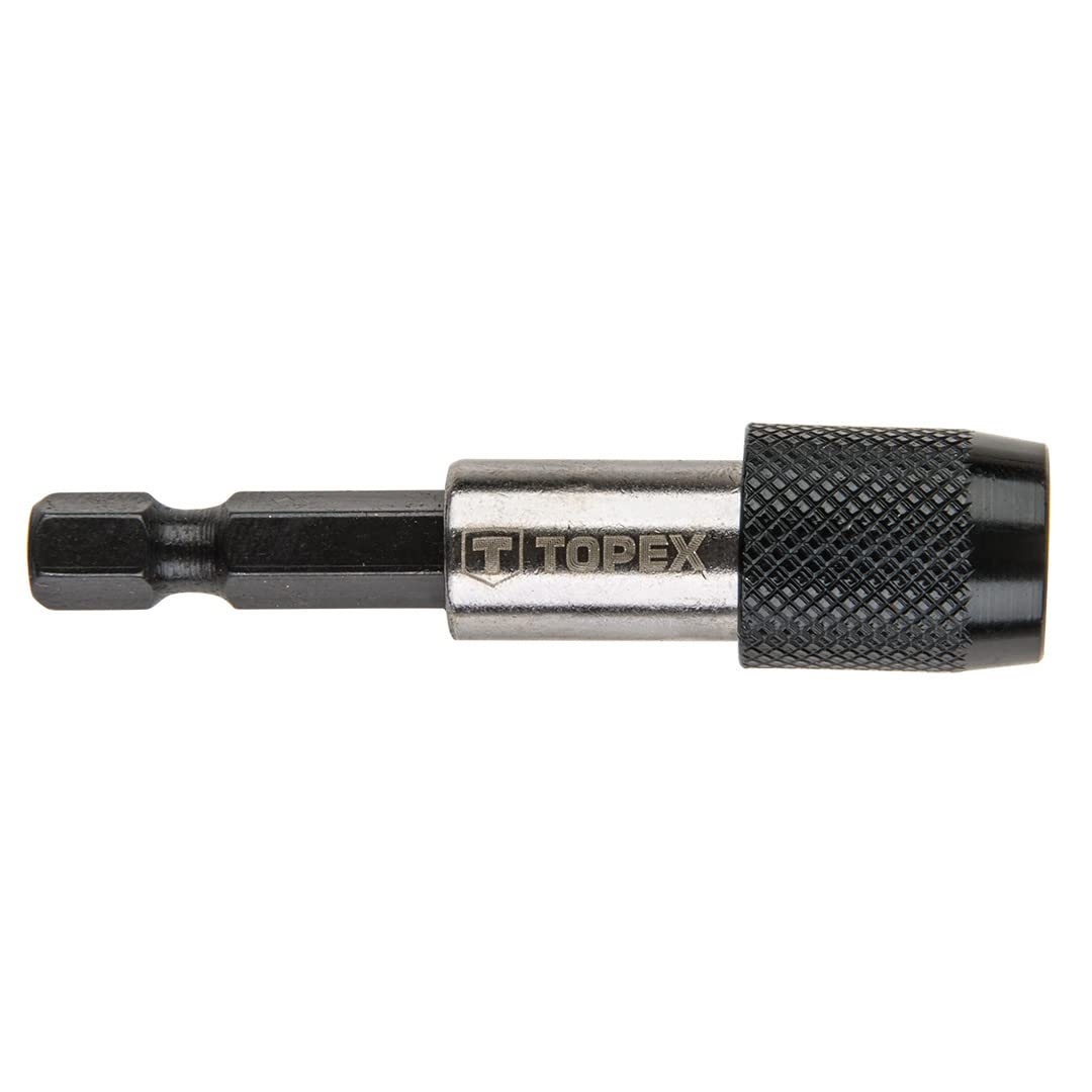 60mm Quick Release Bit Holder - Magnetic Hex Shank Screwdriver Bit Holder for Drills & Power Tools - Perfect for DIY, Construction & Home Repair Projects