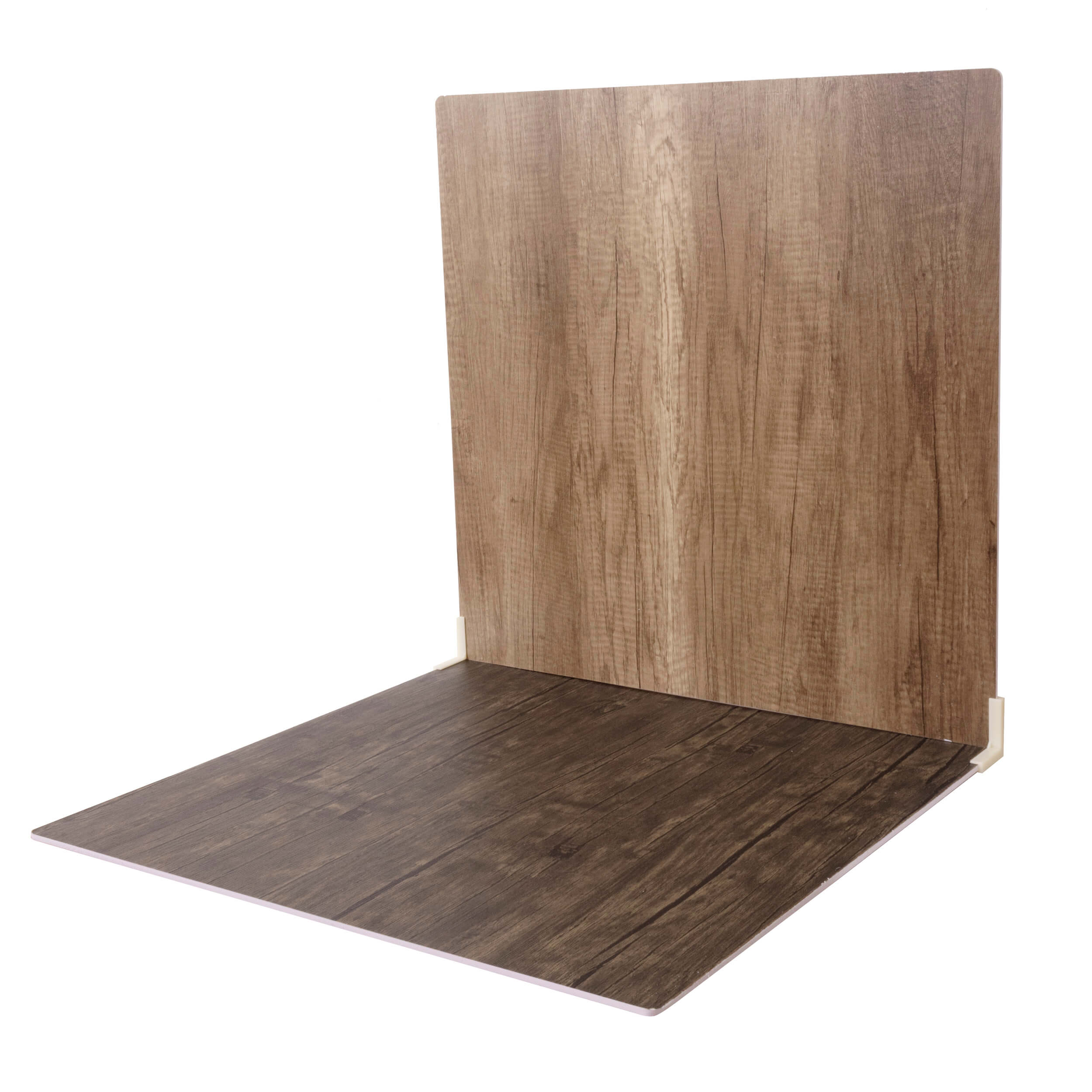 Dark Brown Wood Effect Textured V Flat Duo Boards - 60x60cm Wall Panels for Home Decor & DIY Projects - Perfect for Bedroom, Living Room, and Office Accent Walls