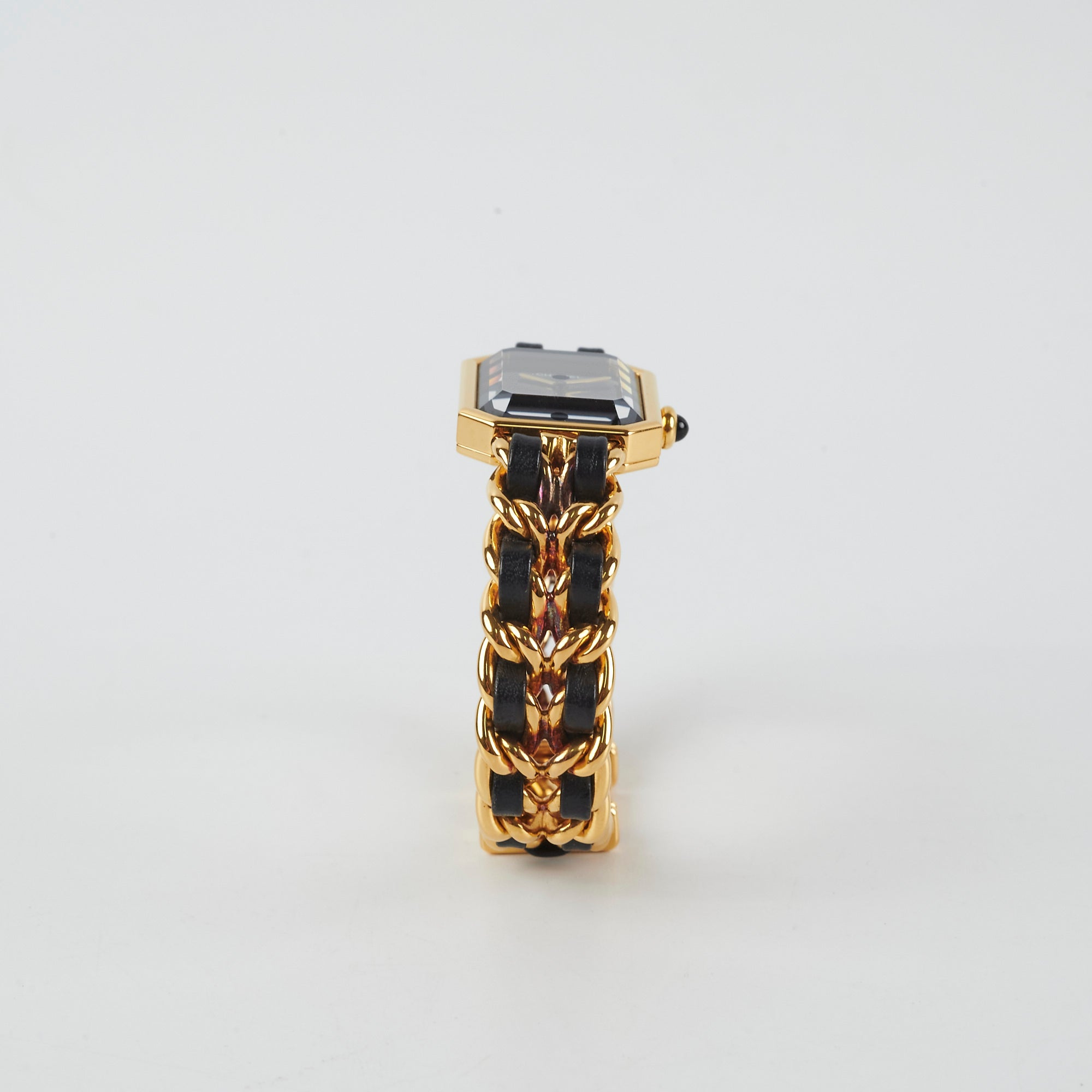 Chanel Premier Medium Black Gold Luxury Watch for Women - Elegant Dress & Formal Occasions