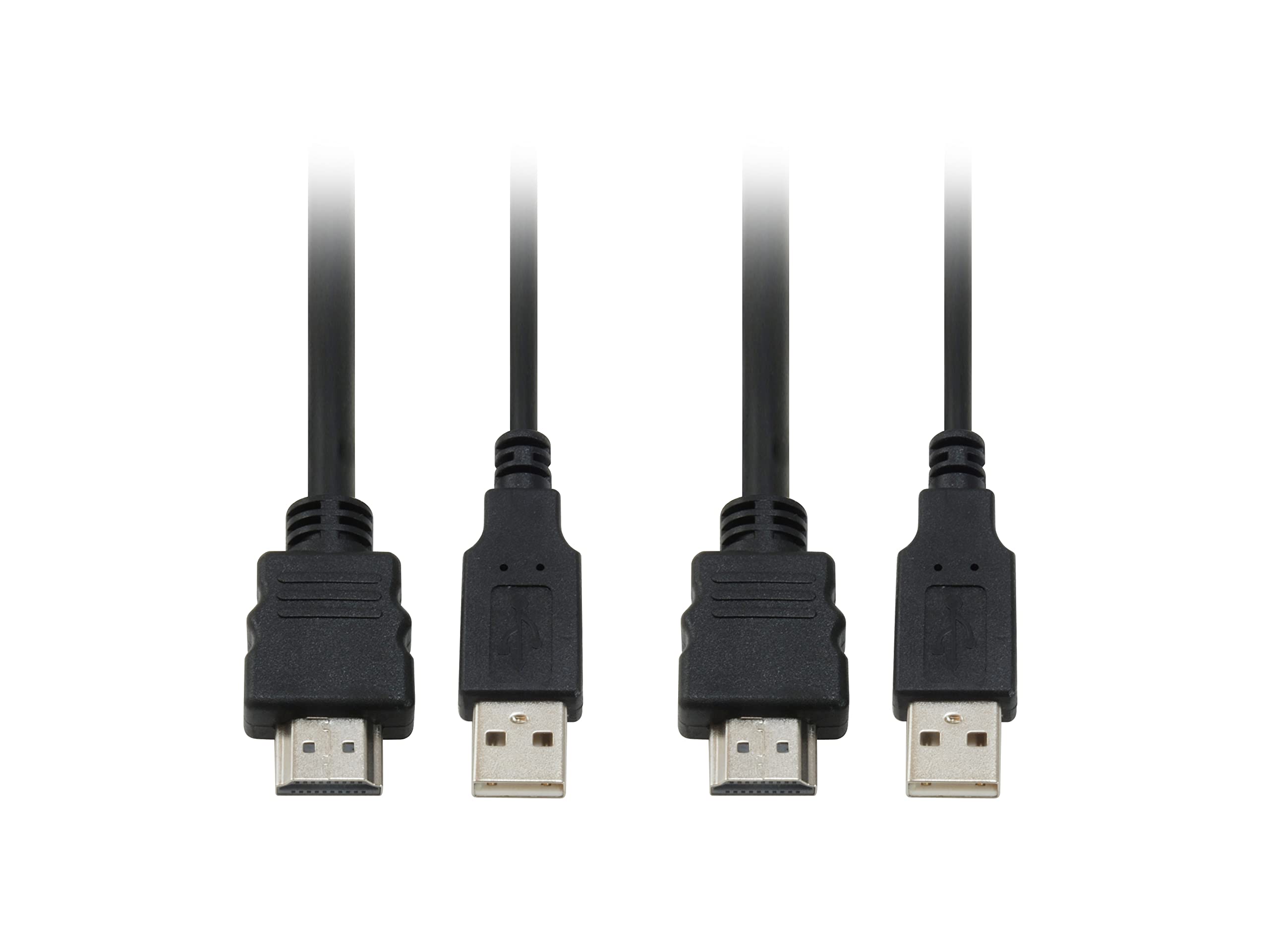 Level One KVM-0290 Switch - 2 Port USB KVM Switch for Dual Monitor Setup | Perfect for Home Office & Gaming PC Setup