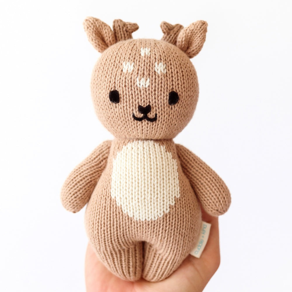 Cuddle Kind Baby Fawn Plush Stuffed Animal - Ultra Soft Huggable Deer Toy for Kids & Toddlers - Perfect for Nursery Decor, Baby Shower Gifts & Cuddling Comfort
