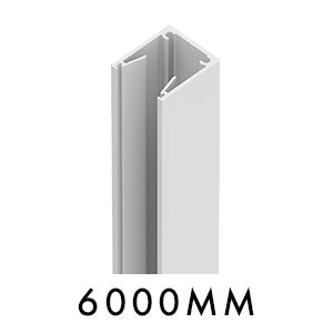 28mm x 32mm U Channel Side Frame - 6000mm Long for Slats | Push Fit Installation | Perfect for Bed Bases, Furniture & DIY Projects