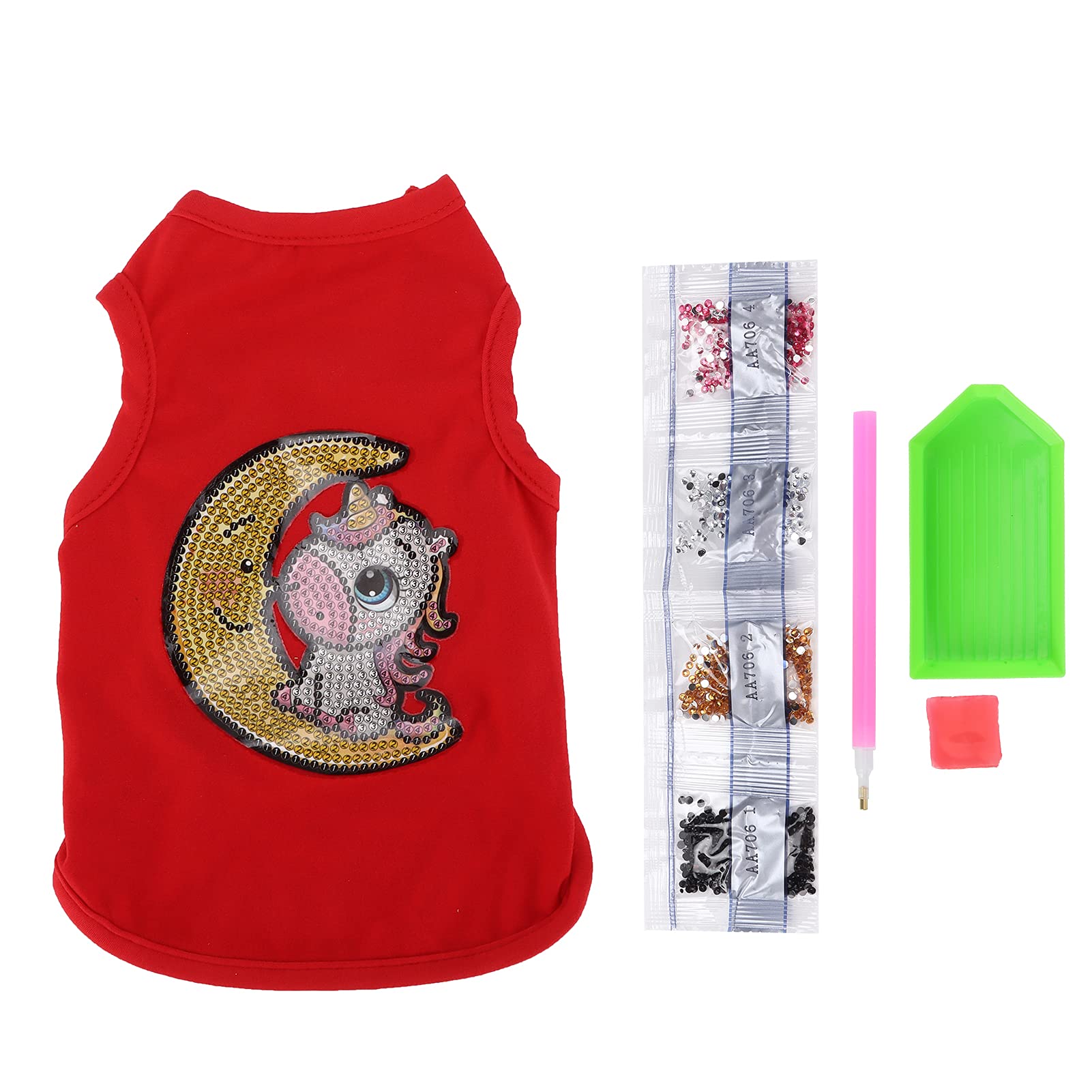 JINDI Dog Jumpsuits - Anti-Shedding Pet Clothes for Dogs, Red Size S | Soft & Comfortable Dog Outfit to Protect Furniture & Bed from Hair | Perfect for Indoor Play, Grooming & Winter Warmth