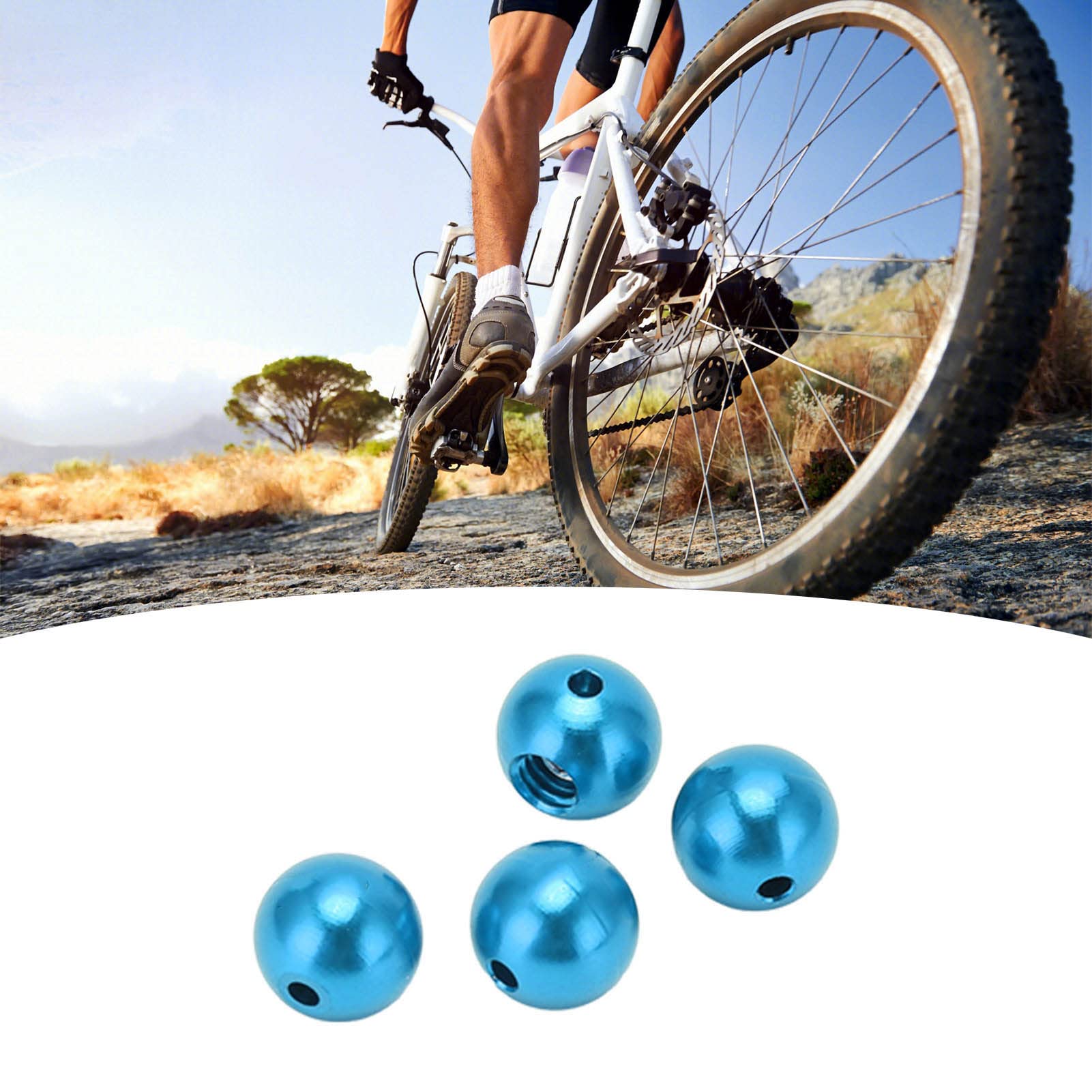 Reusable Bike Cable End Ball Caps - Durable Brake Cable End Crimps for Mountain & Road Bikes | Perfect for Cycling Maintenance & DIY Bike Repairs
