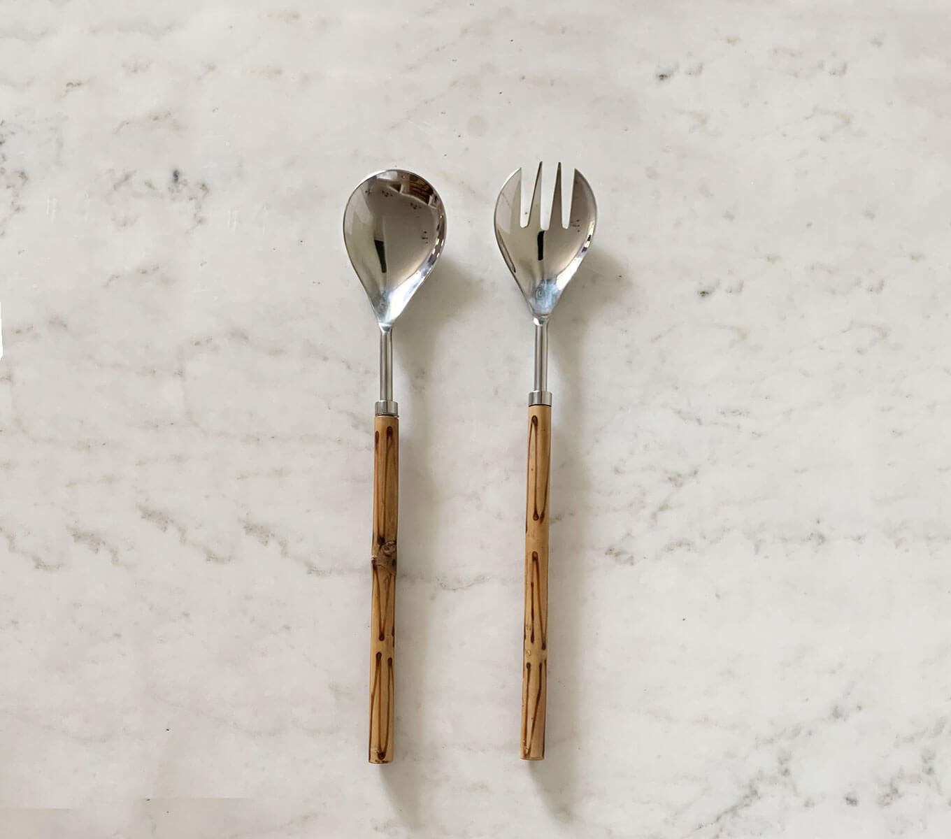 Premium Stainless Steel Serving Spoon Set of 2 - Elegant Tableware for Dinner Parties, Buffets & Family Gatherings
