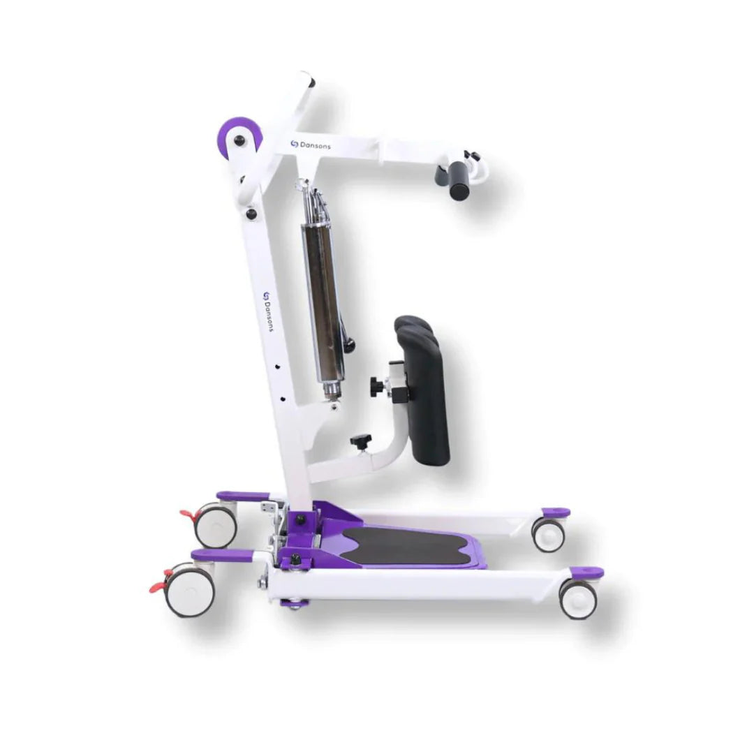 Dansons Medical SA350H Compact Stand Assist Hydraulic Lift - 350 lbs Weight Capacity - Ideal for Home Care & Patient Transfer
