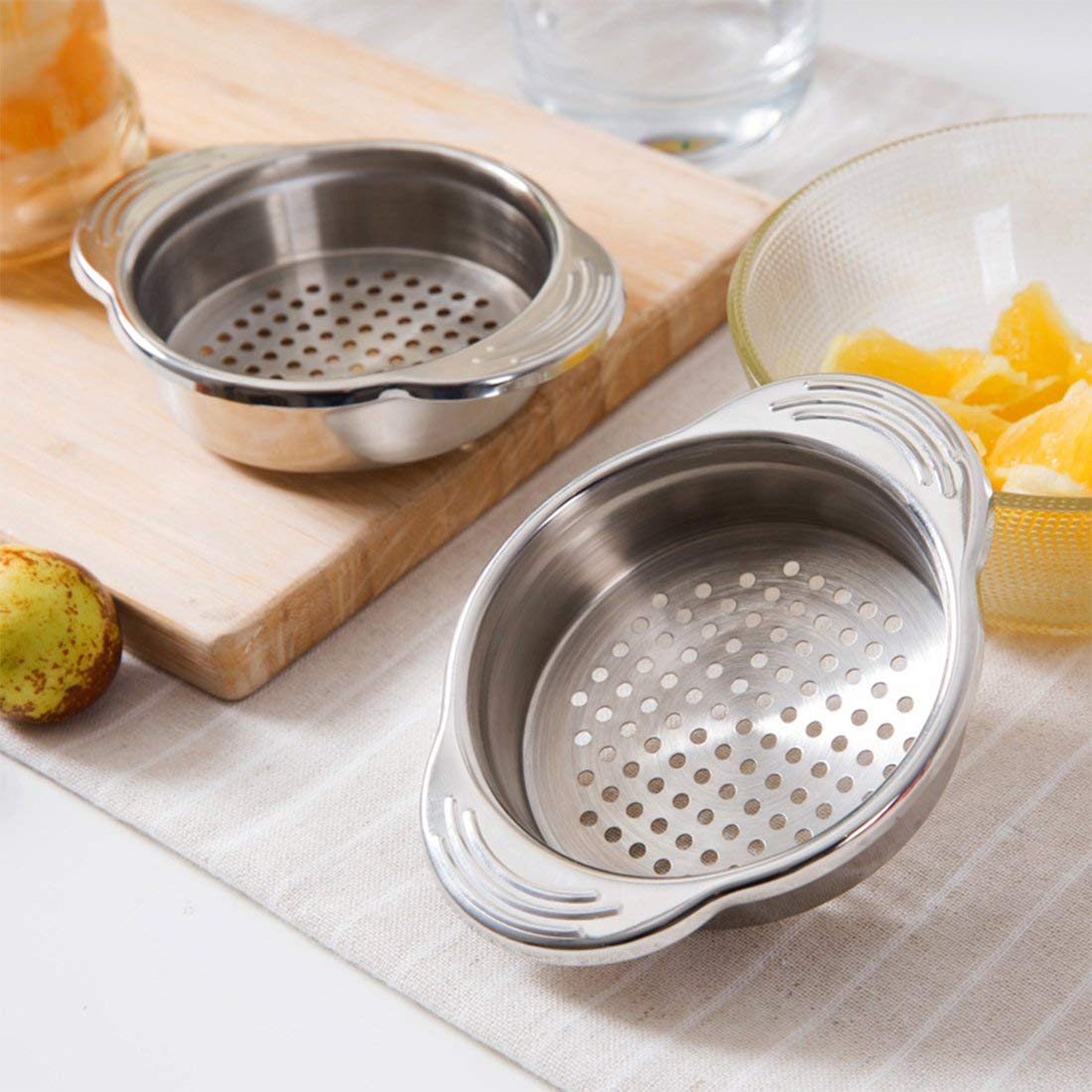 Premium Stainless Steel Tuna Strainer - Food Grade Oil Drainer & Can Lid Press for Easy Tuna Canning | Odor-Resistant, Dishwasher Safe | Perfect for Home Kitchens, Camping & Meal Prep