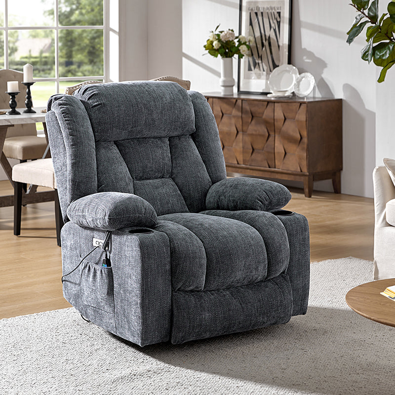 Ethel LuxLift Max Recliner Chair - Premium Lift Assist Reclining Chair for Elderly & Seniors with Easy Operation - Perfect for Living Room, Bedroom & Home Theater Relaxation