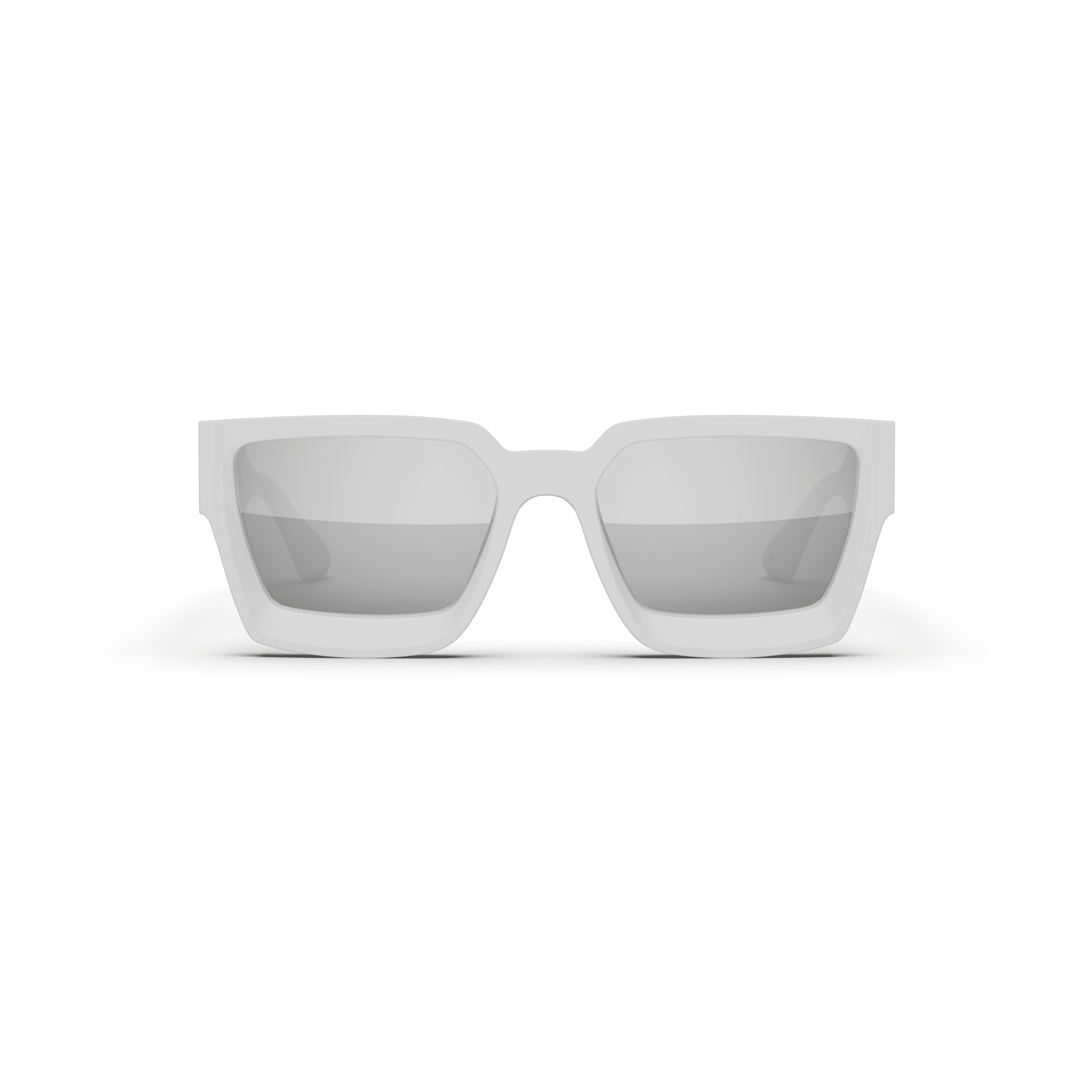 Baller White Sunglasses for Men & Women - UV Protection, Polarized, Fashionable - Perfect for Driving, Beach, and Outdoor Activities