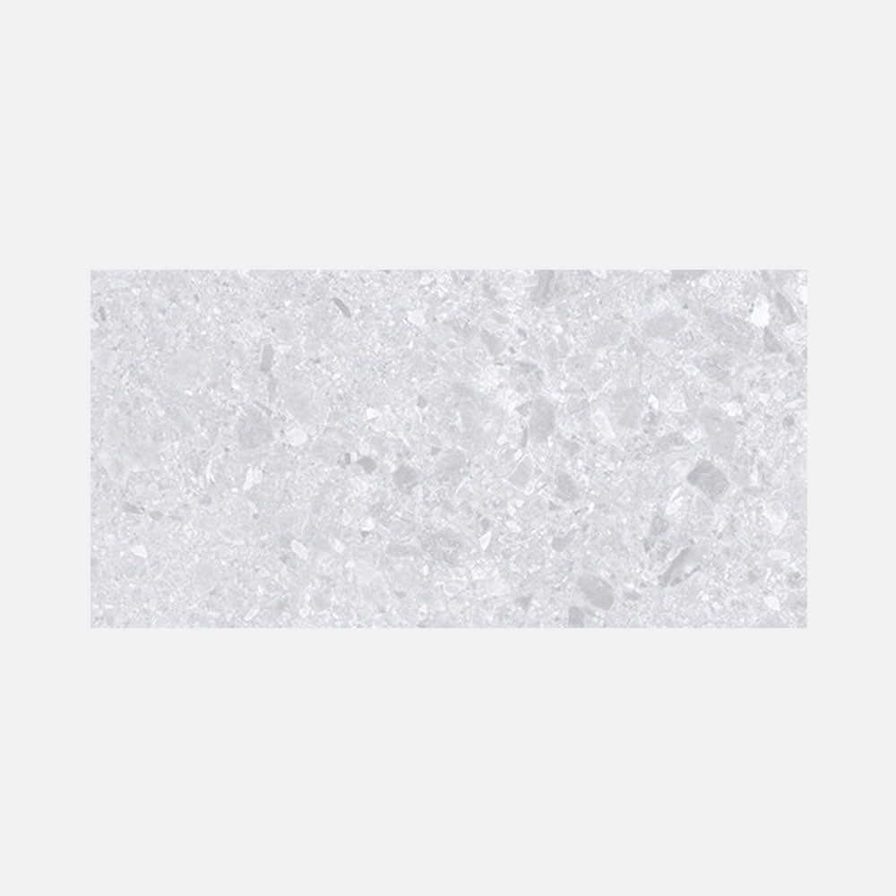 Verona White 300x600mm Matte Terrazzo Porcelain Tile - Premium Flooring & Wall Tiles for Bathroom, Kitchen & Living Room
