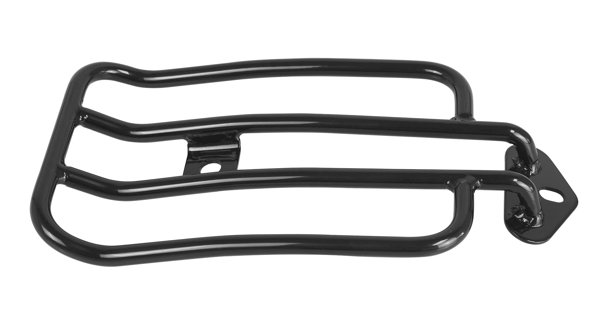 Heavy Duty Motorcycle Rear Luggage Rack for Harley Davidson Sportster XL 883/48/72/1200 (2004-2015) - Black Steel Solo Seat Support Shelf | Perfect for Touring, Commuting & Long-Distance Riding