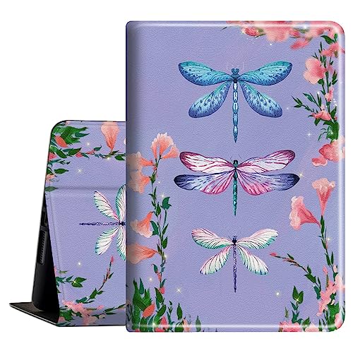 Dragonfly Floral Purple