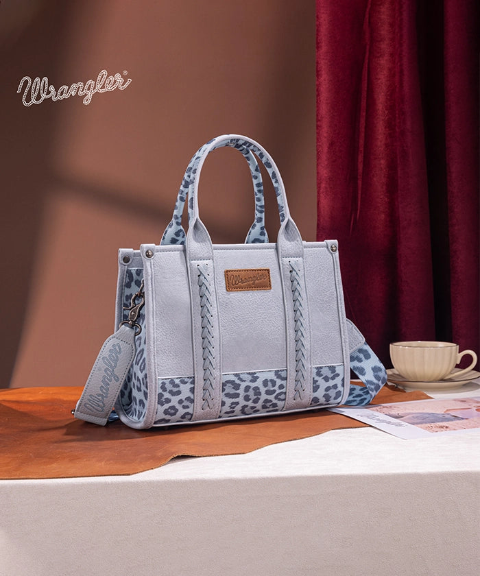 Wrangler Cow Print Crossbody Tote Bag for Women - Stylish Western Handbag for Everyday Use, Shopping & Travel