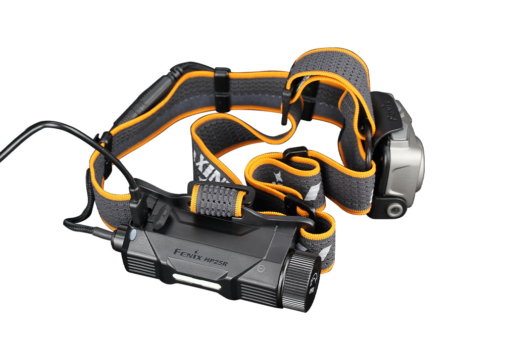 Fenix HP25R V2.0 Rechargeable Headlamp - 1600 Lumens LED Headlight with Adjustable Beam for Camping, Hiking, Running & Outdoor Adventures
