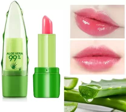 Best Aloe Vera Lip Balm for Dry & Chapped Lips - 100% Natural Moisturizing Lip Care with Soothing Aloe Vera - Perfect for Winter, Hiking & Daily Hydration