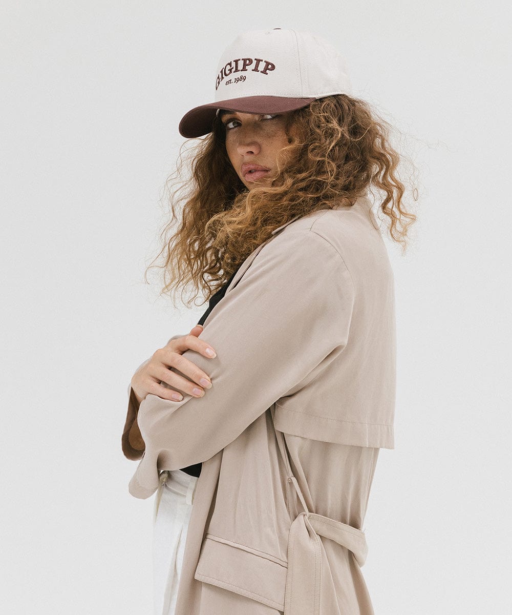 Gigi Pip Women's Vintage Trucker Hat - Adjustable Snapback Cap for Outdoor, Travel & Casual Wear