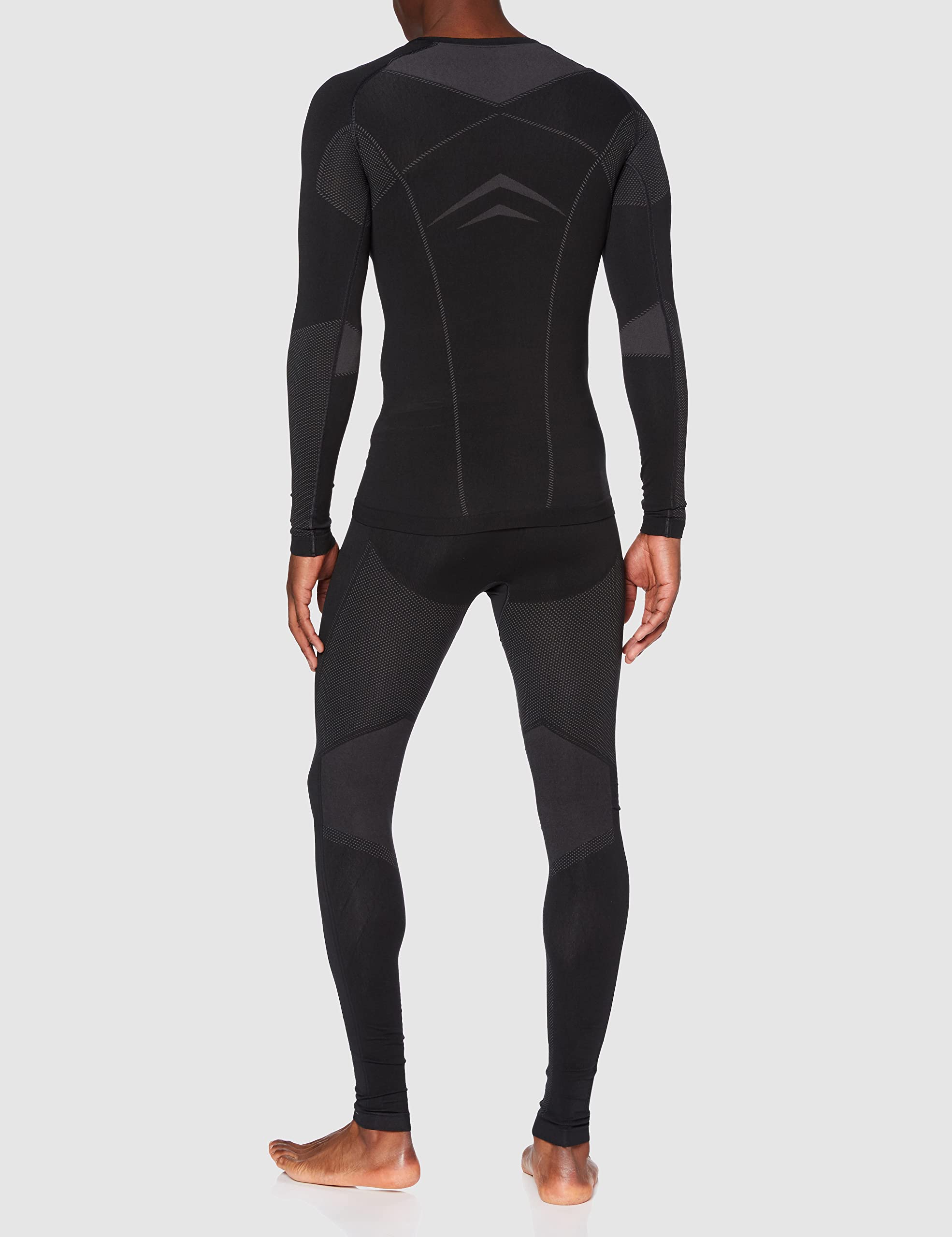 Odlo Men's Performance Base Layer Set - Thermal Underwear for Running, Hiking & Winter Sports - Moisture-Wicking & Breathable Activewear