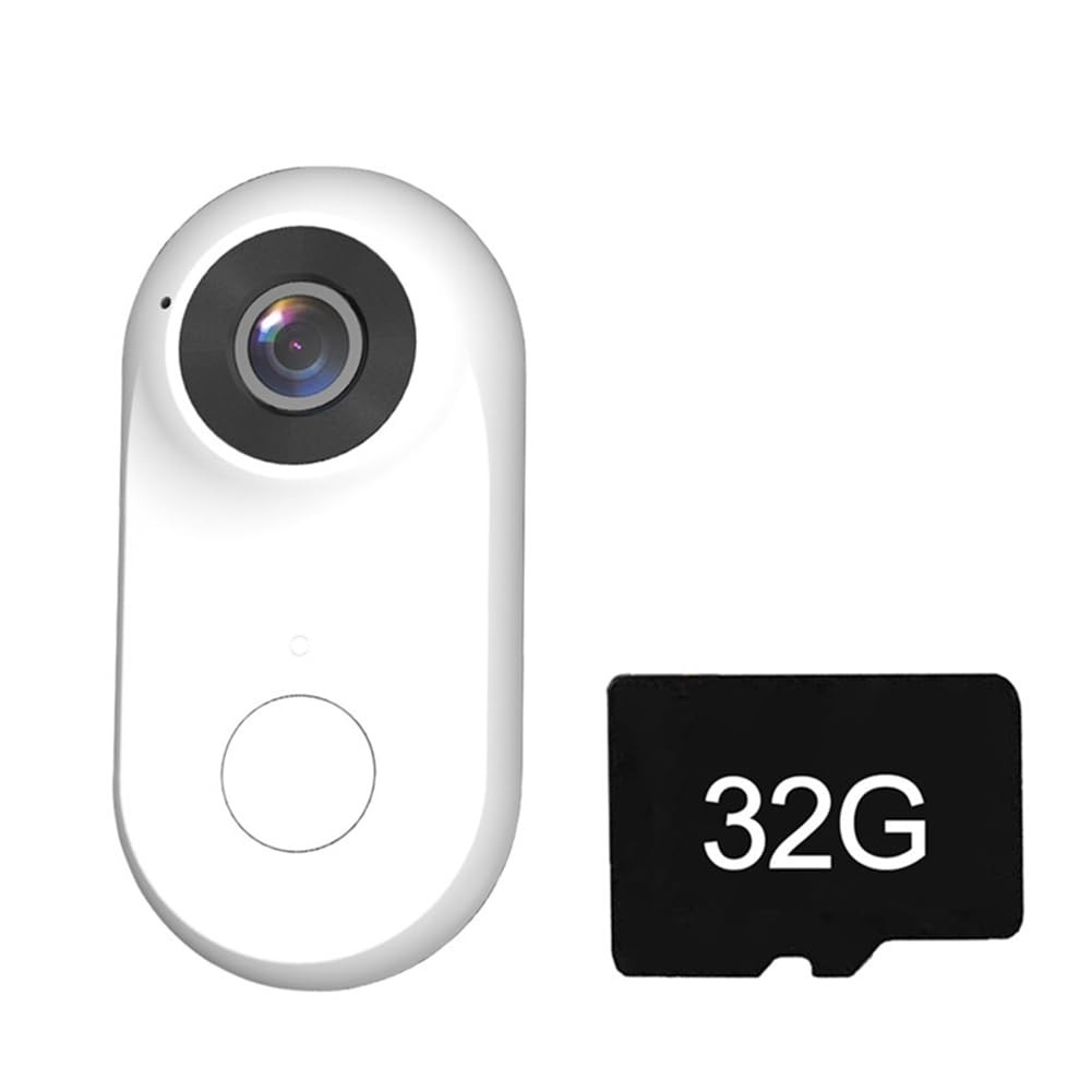 Osmond 2MP WiFi Sports Camera - 1080P HD Magnetic Action Camera for Outdoor Riding, Hiking, Cycling - Includes 32GB Memory Card, Reusable & Easy to Use (White) | Perfect for Adventure Sports, Travel Vlogging & Extreme Activities