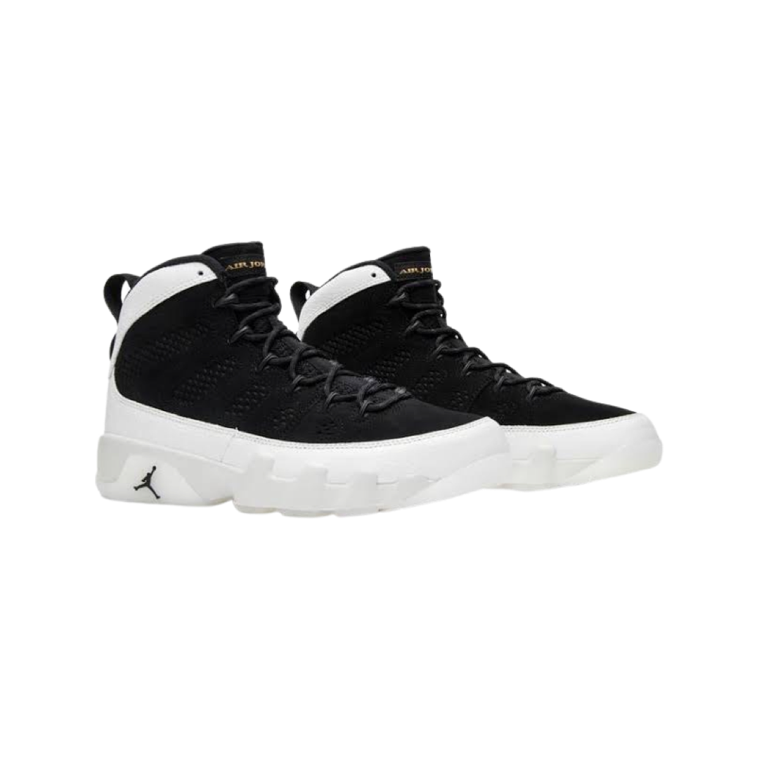 Air Jordan 9 Retro 'City of Flight' LA 2018 - Black/Summit White/Metallic Gold (302370-021) | Men's Basketball Shoes for Streetwear & Sneaker Collectors