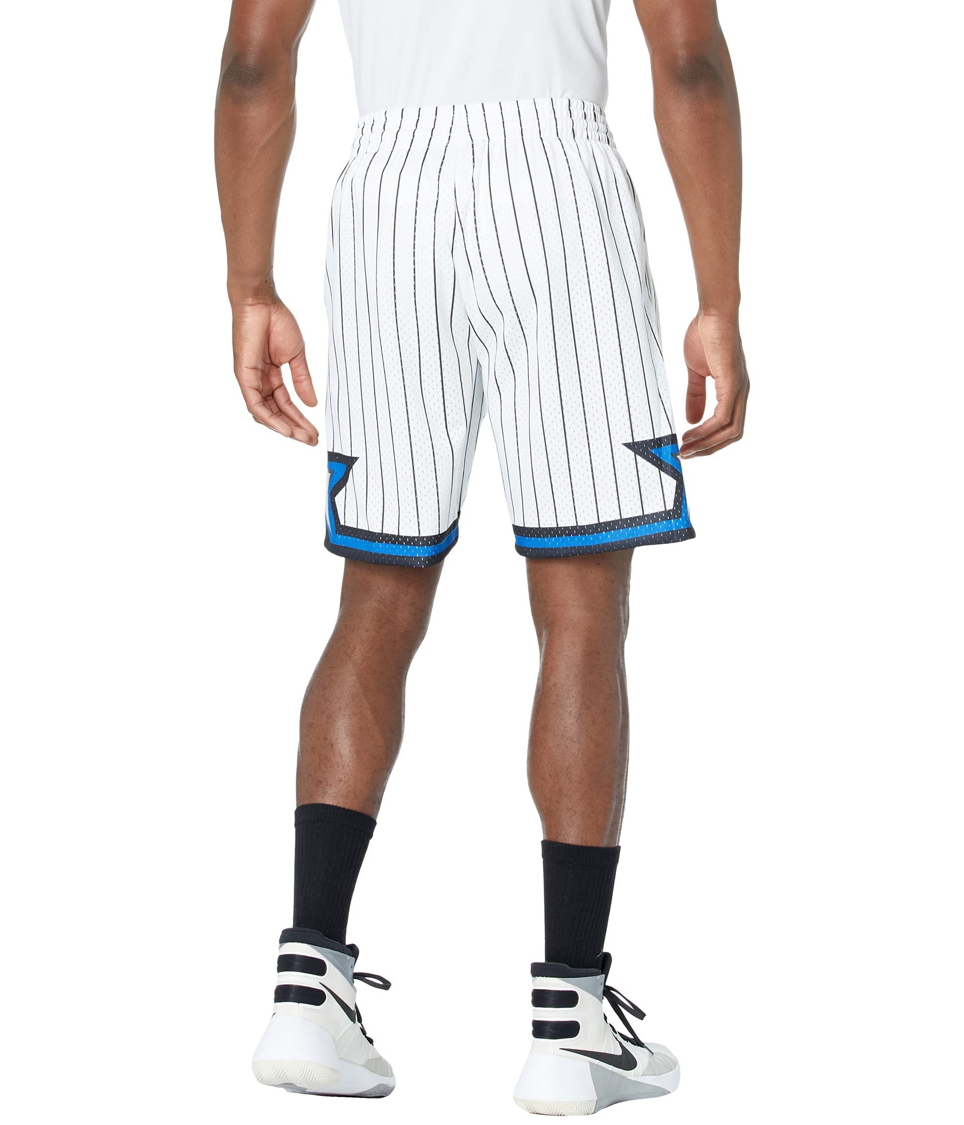 Mitchell & Ness NBA Swingman Shorts - Orlando Magic 1993-94 Season White - Men's Basketball Shorts for Game Day & Casual Wear