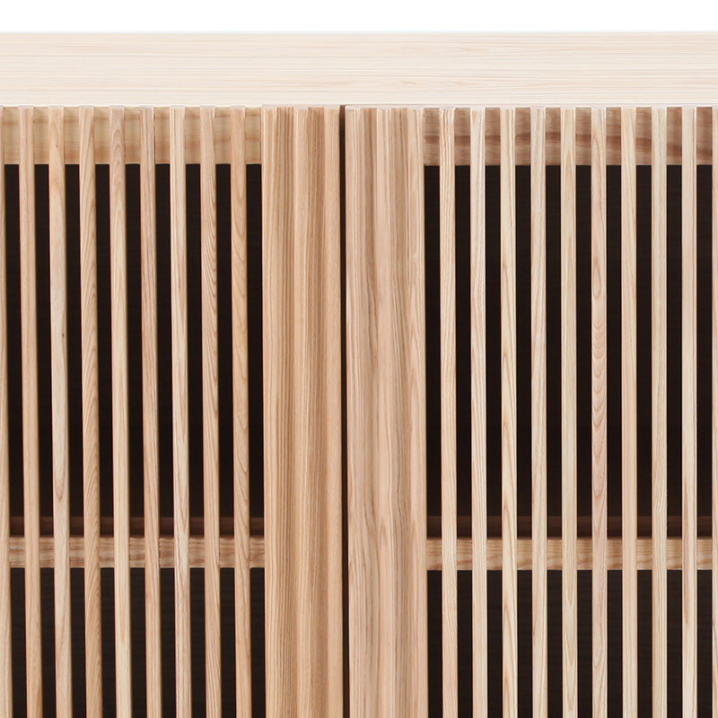 ORTON 160cm Oak Sideboard Buffet Cabinet - Modern Dining Room Storage Furniture for Home & Office Use