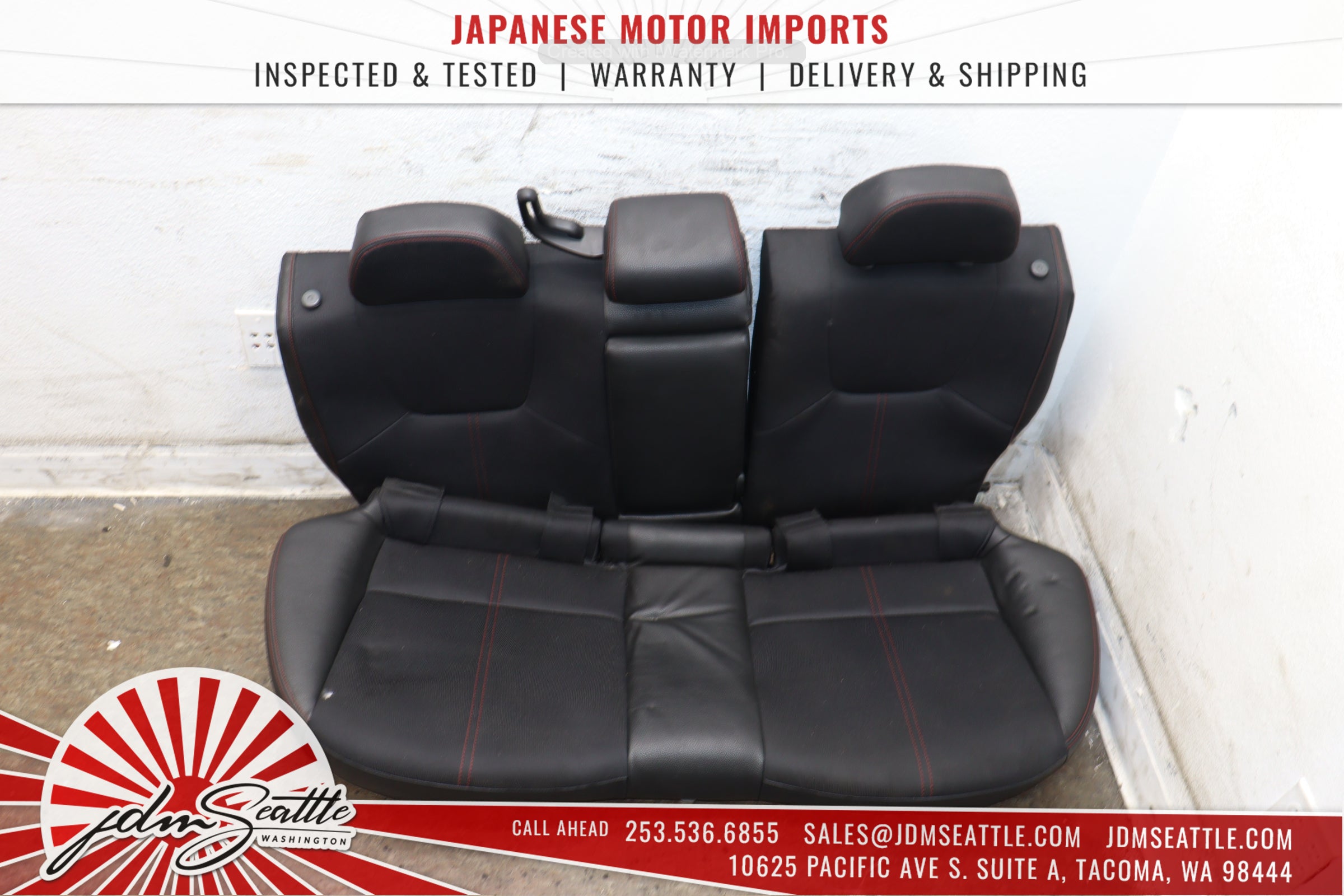 JDM 08-14 Subaru WRX STI OEM Version 10 Seats - Genuine STI Sedan Replacement - Perfect for Racing & Car Enthusiasts