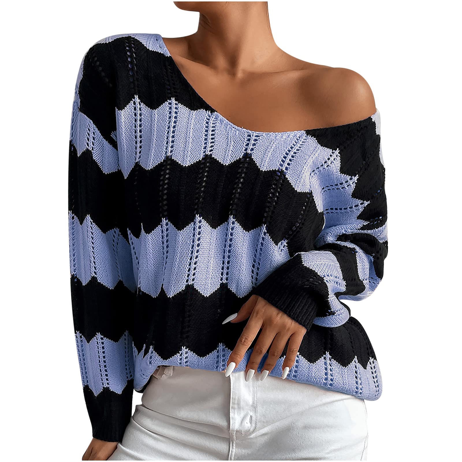 Women's Lantern Sleeve Zipper Cardigan Sweater - Long Sleeve Tunic Top for Fall & Winter - Perfect for Office, Casual Wear & Holiday Outfits