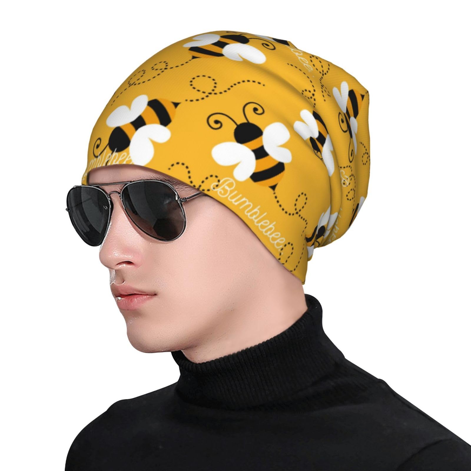 Xisover Slouchy Lightweight Skull Beanies - Soft Chemo Hats for Women & Men, Cancer Headwear Caps for Cold Weather, Winter & Christmas Gifts (Christmas Tree Design) - Perfect for Daily Wear, Outdoor Activities & Holiday Parties