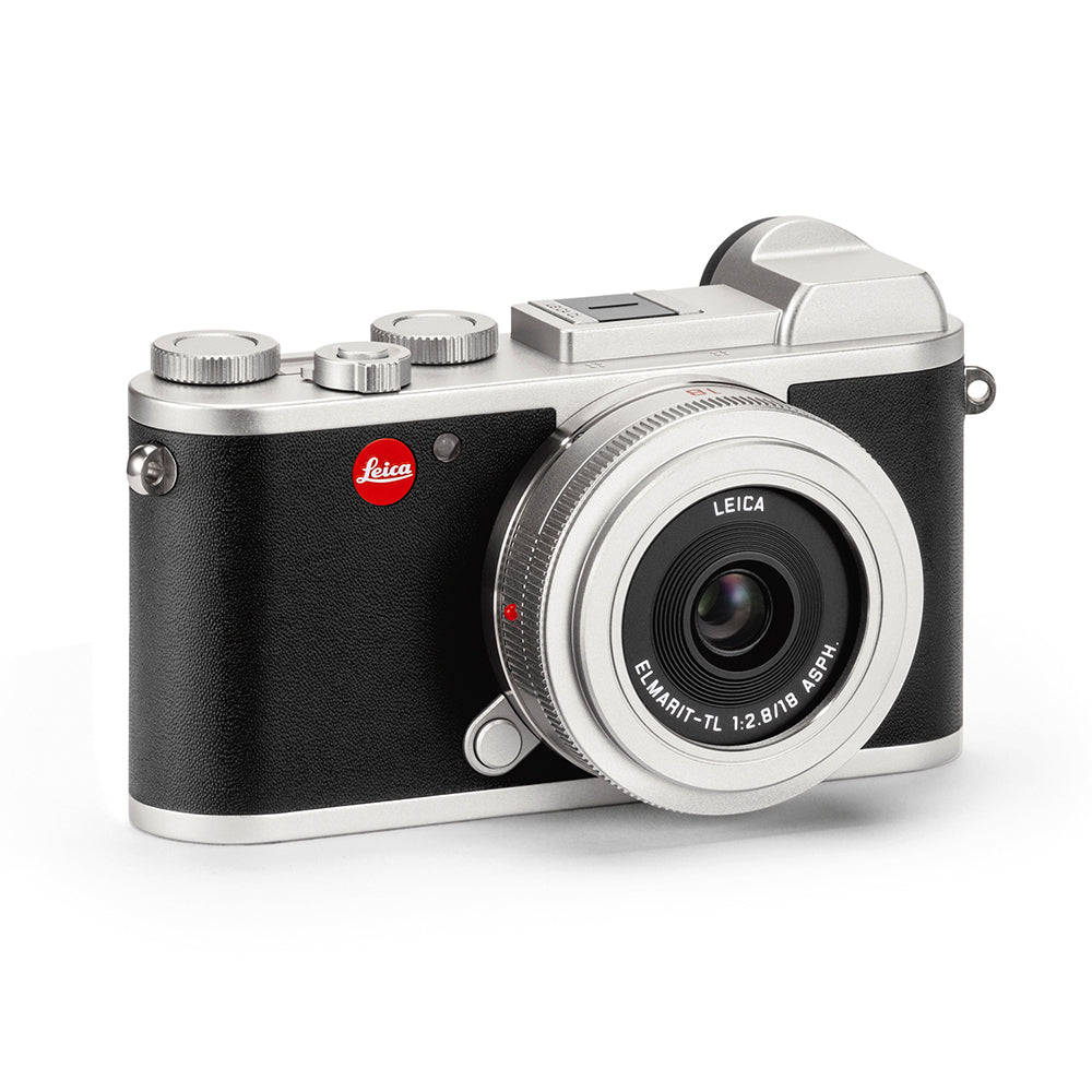Leica CL Prime Kit with Elmarit TL 18mm f/2.8 ASPH Lens - Silver Mirrorless Camera Bundle for Travel & Street Photography